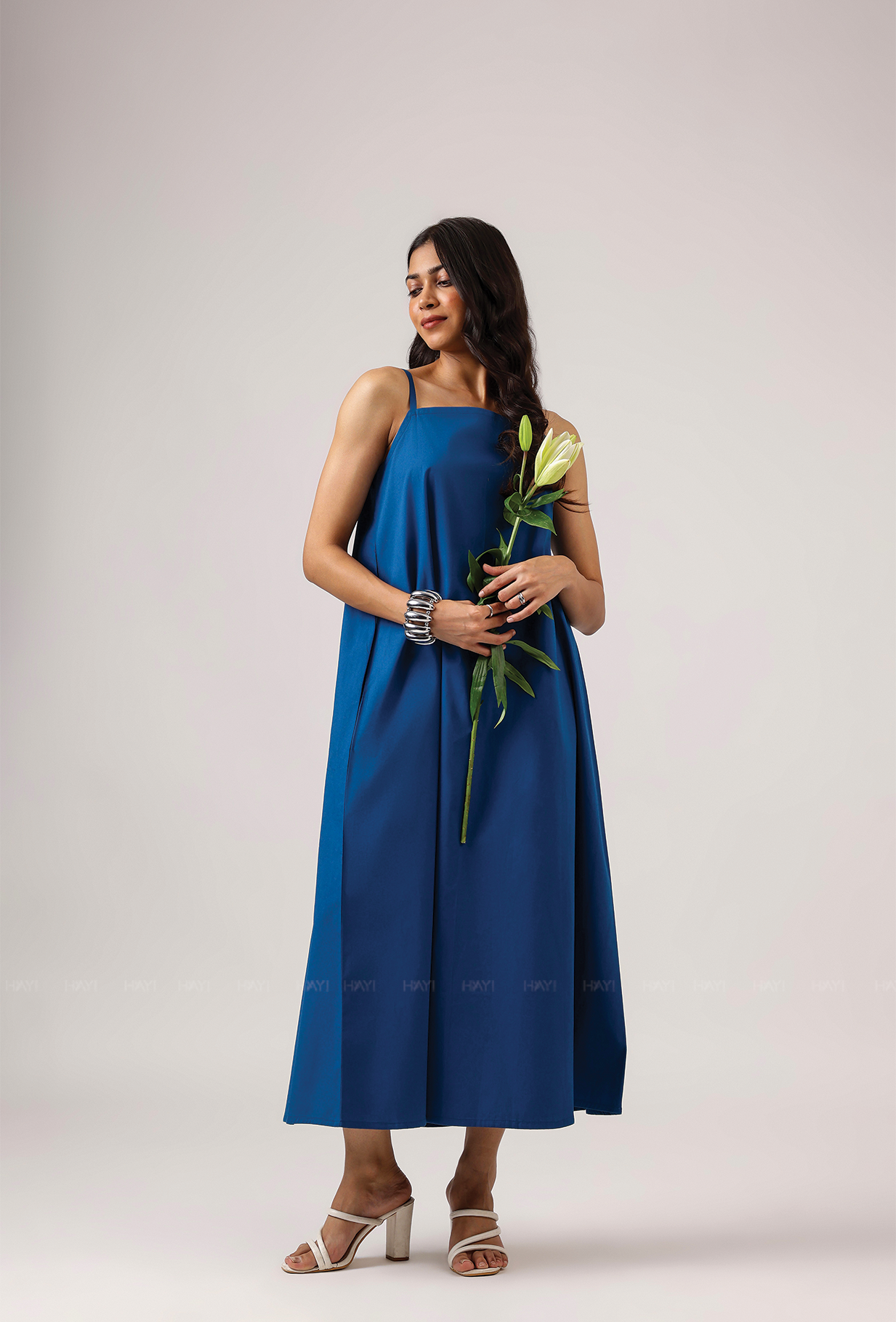 Ocean Eyes Blue Spaghetti Dress