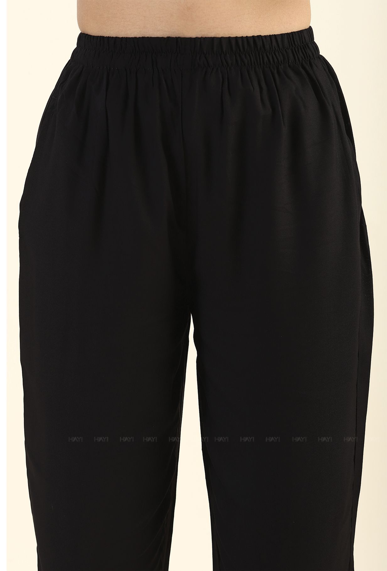 Nightfall Black White Wave Printed Viscose Co-ord Set