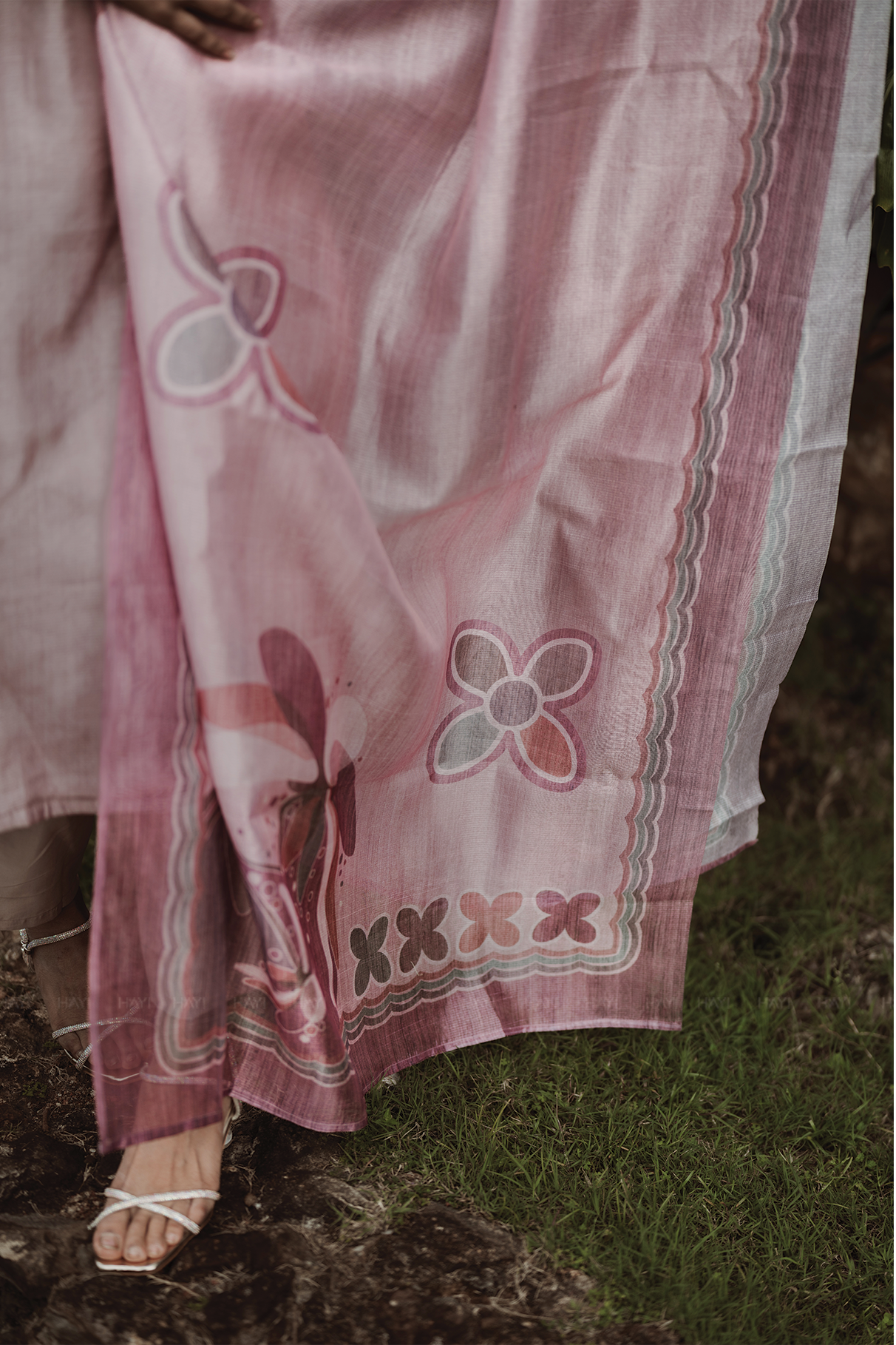 Rosedawn Embroidered 3 Piece Butter Silk Blend Kurta Set with Dupatta