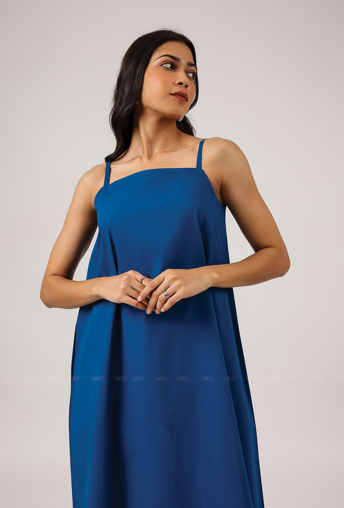 Ocean Eyes Blue Spaghetti Dress