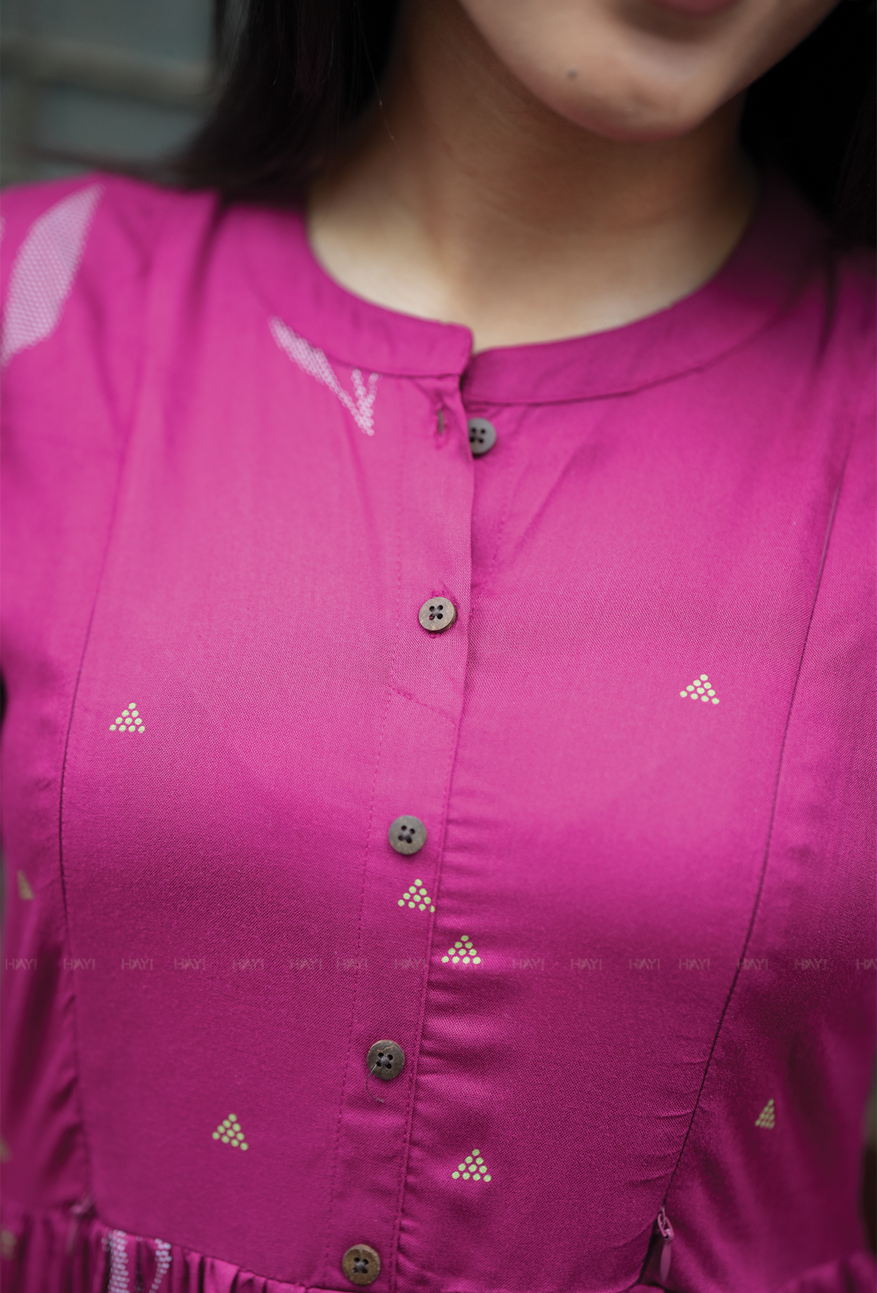 Solstice Maroon with Muted Muse Maternity and Feeding Dress