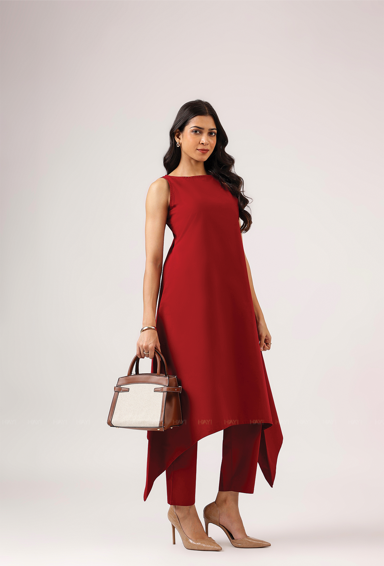 Lovelit High Love Sleeveless Boat Neck Co Ords