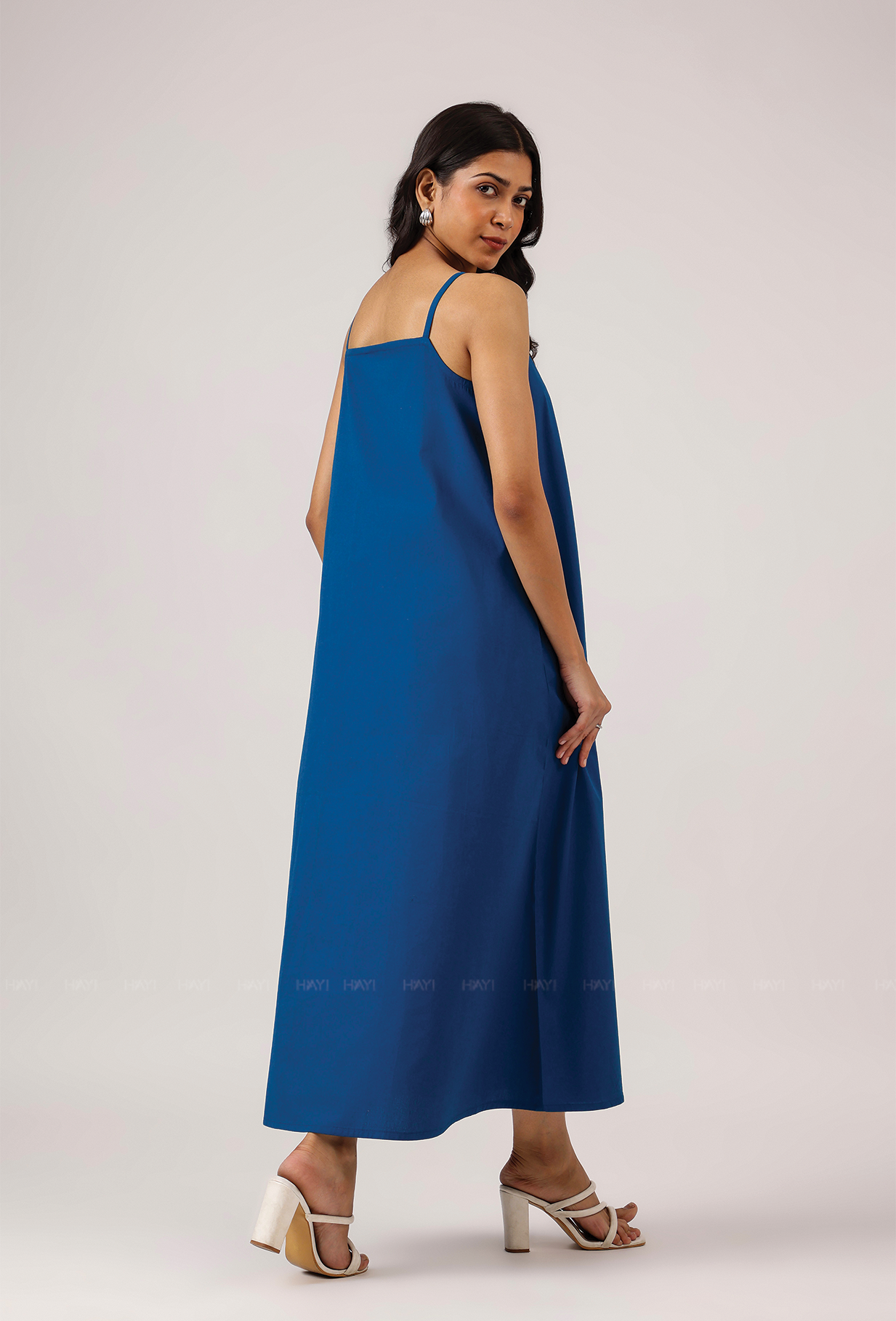 Ocean Eyes Blue Spaghetti Dress