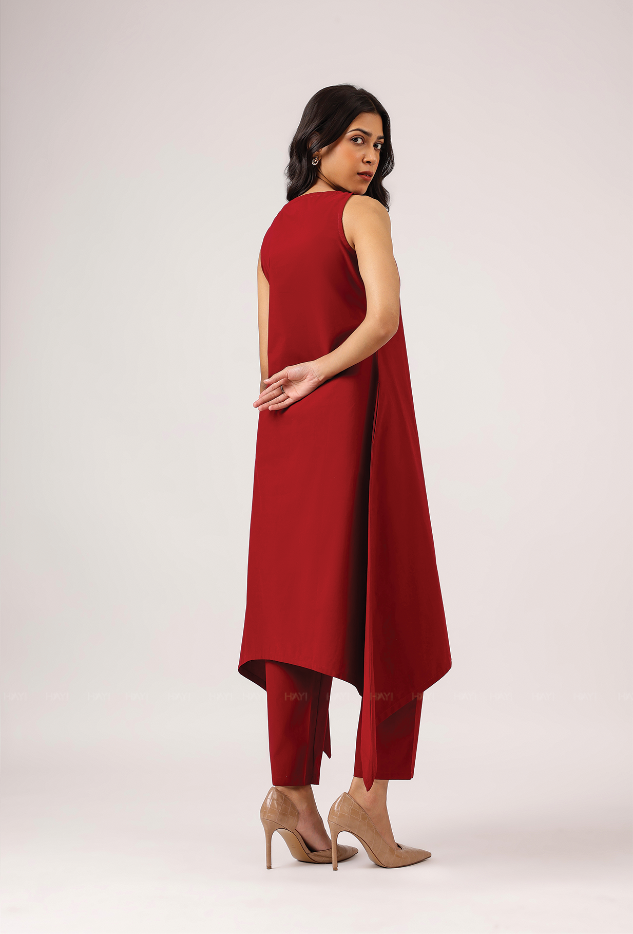 Lovelit High Love Sleeveless Boat Neck Co Ords