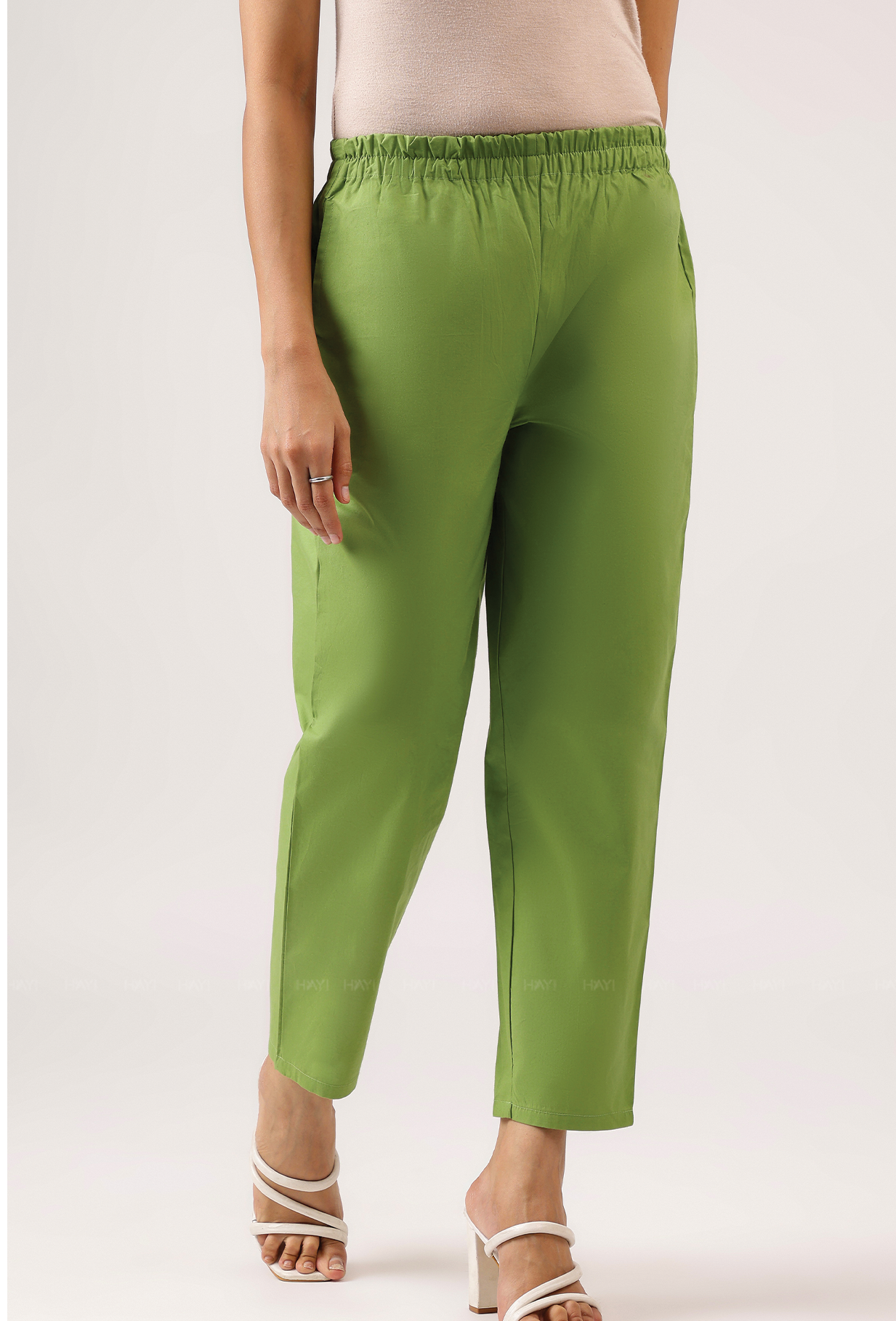 Lime After Lime Rounded Hem Sleeveless With V Neck Co Ords