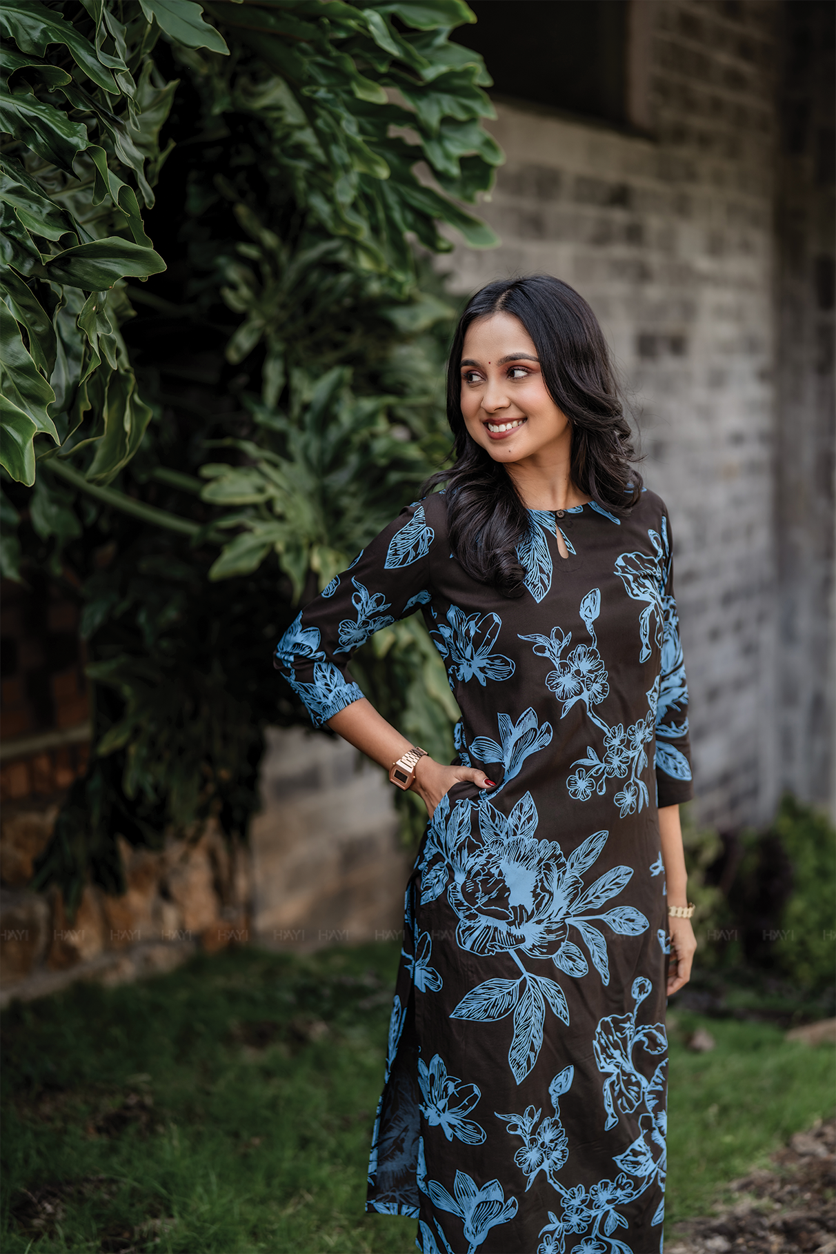 Brownie Bloom Viscose Printed Harmony Co-ord Set