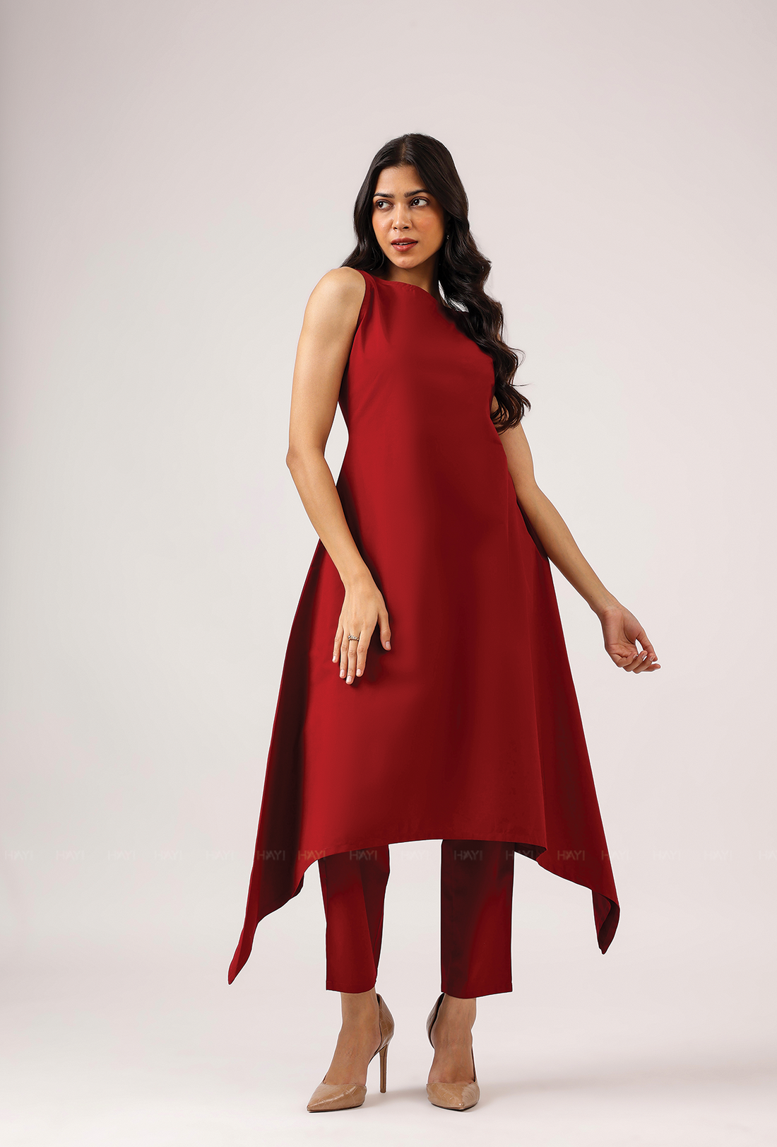 Lovelit High Love Sleeveless Boat Neck Co Ords