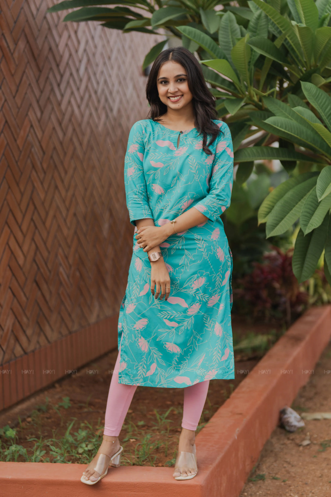 Bloomhaven Blue Viscose Printed Fabulous Kurta