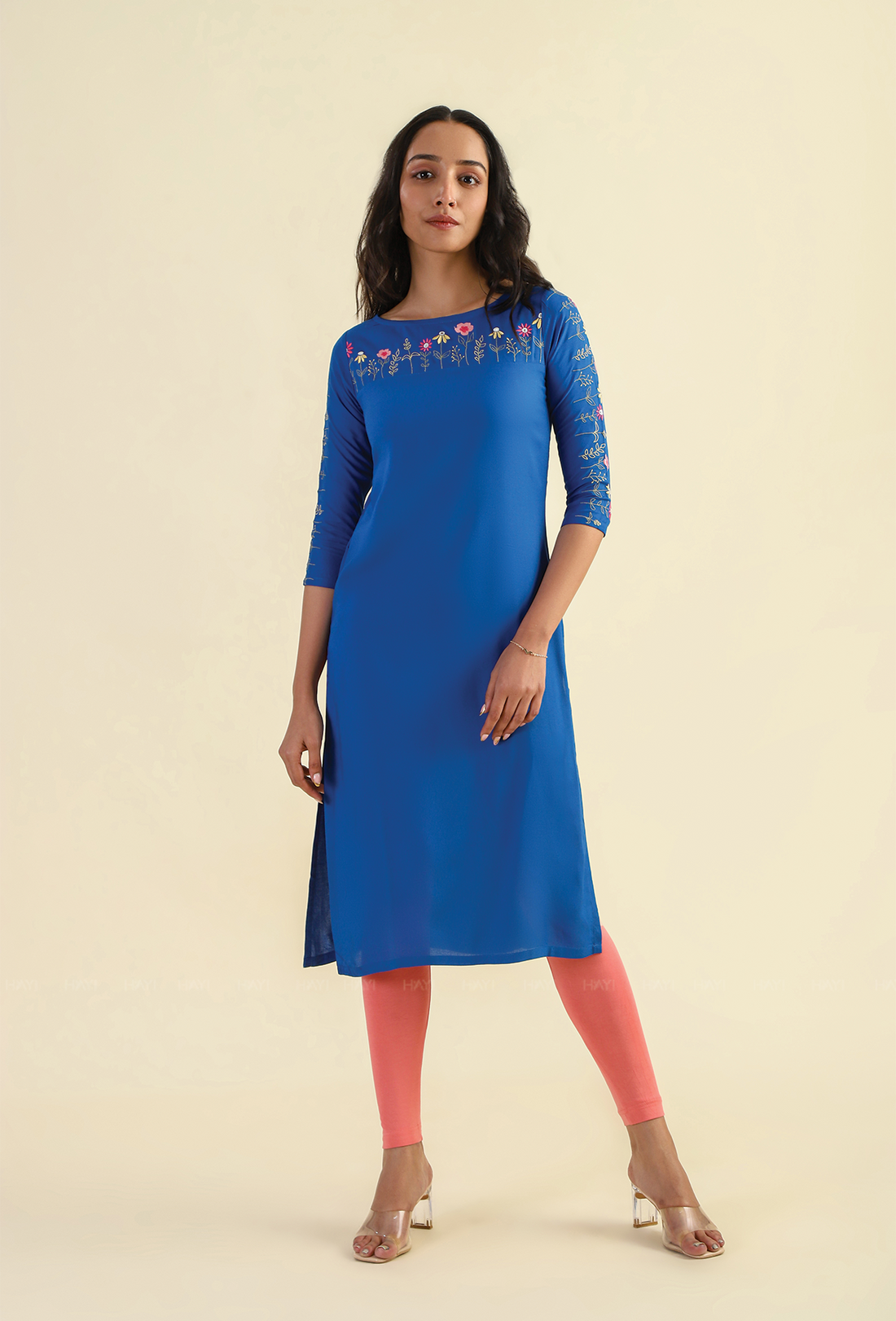 Royal Blooms Embroidery Kurta