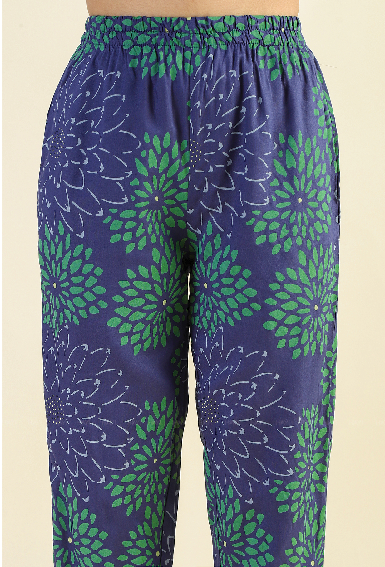 Indigo Muted Theory Viscose Printed Co-ords