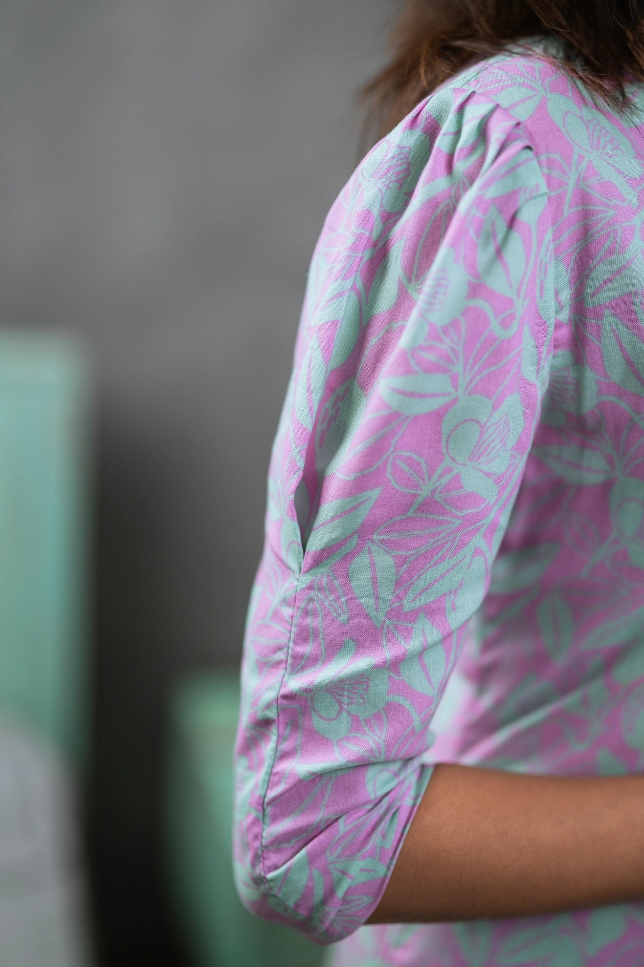 Lilac Delicacy Viscose Printed Kurta