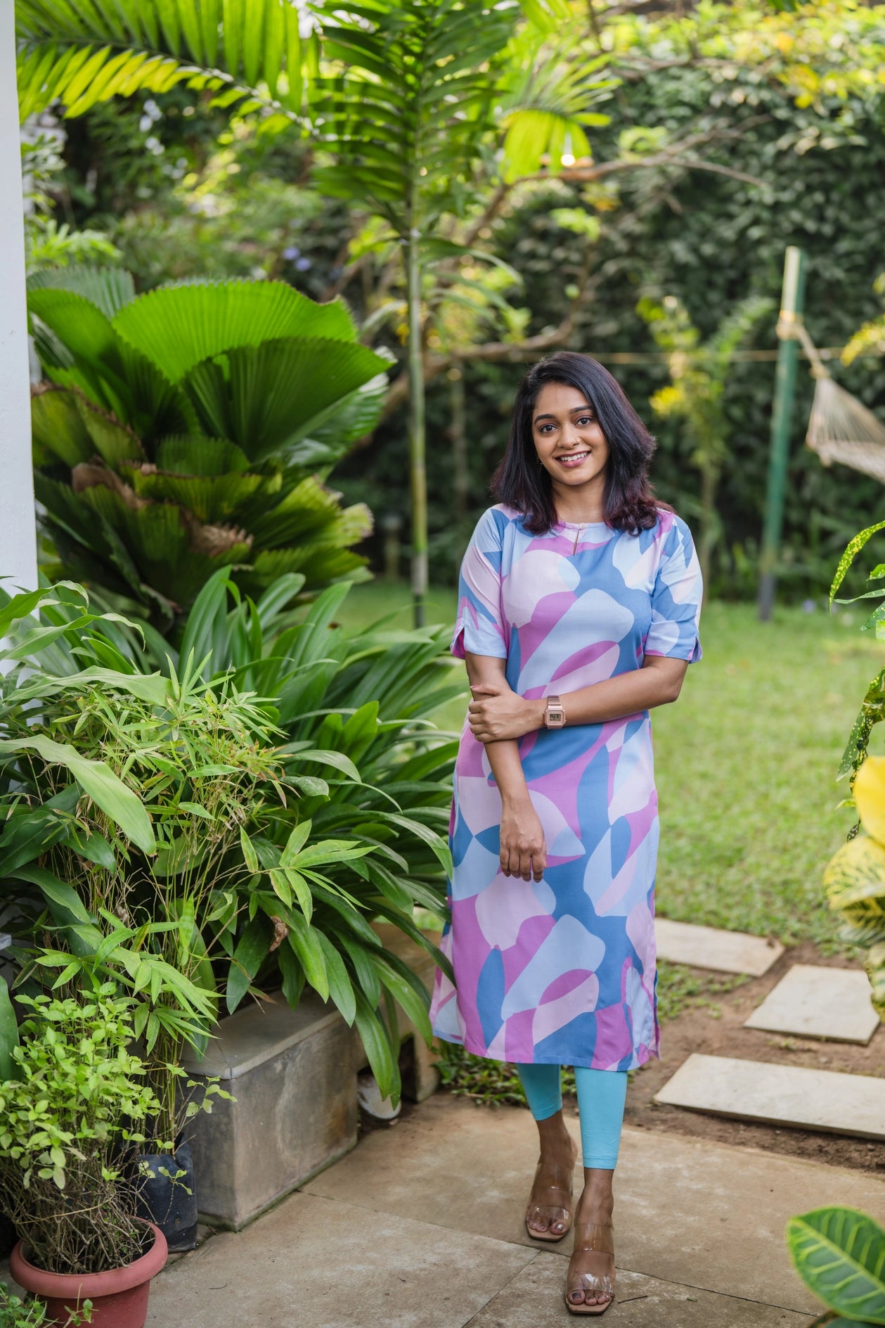 Abstract Printed Kurta