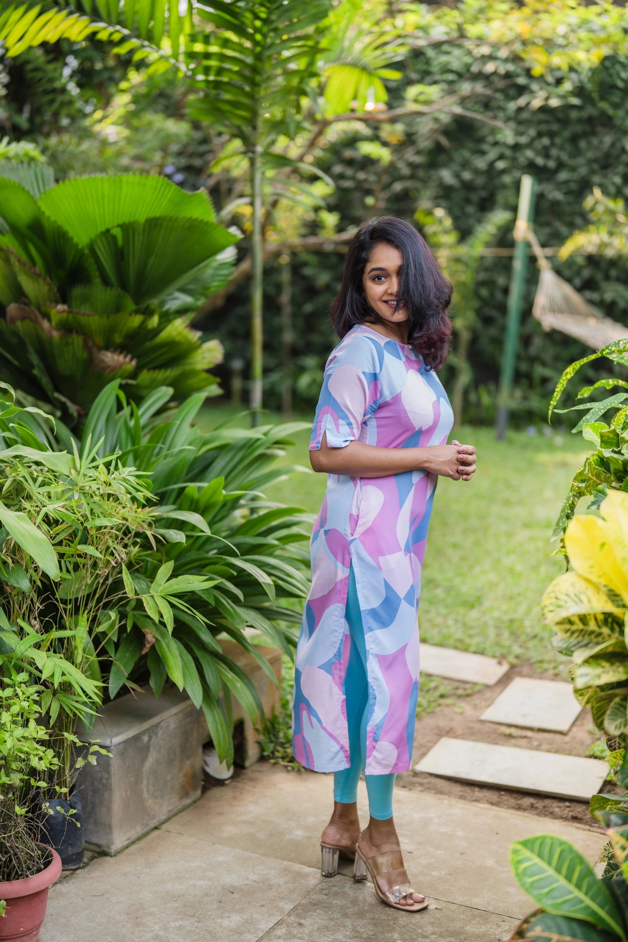 Abstract Printed Kurta