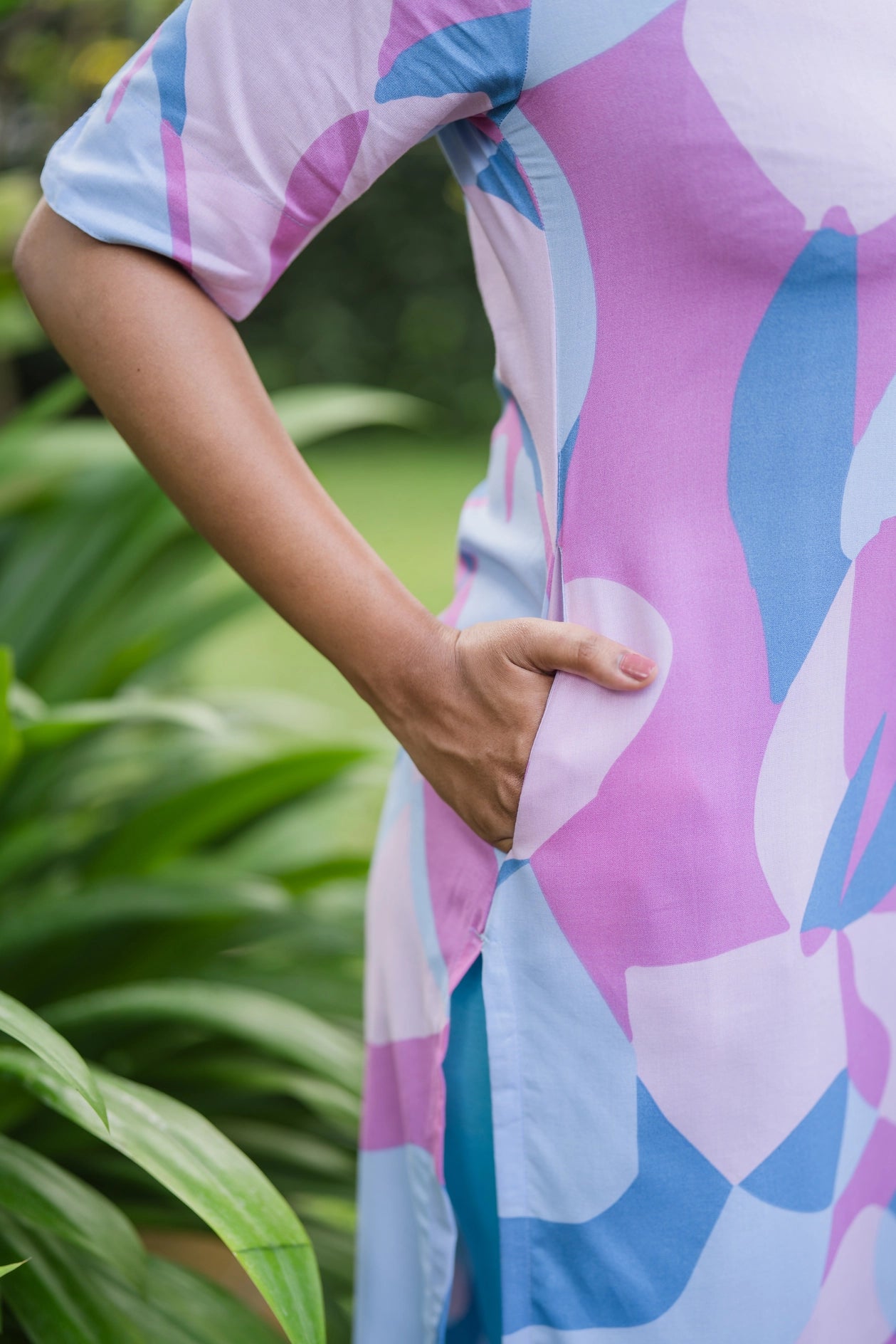 Abstract Printed Kurta