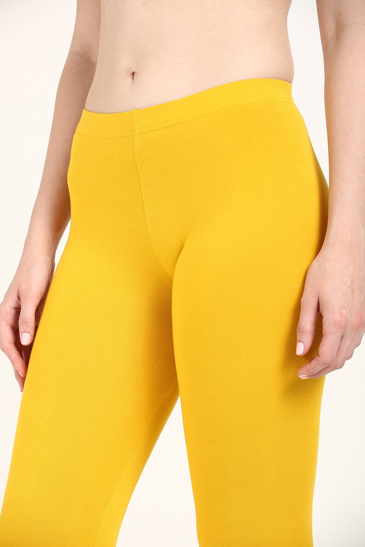 Gold yellow churidar