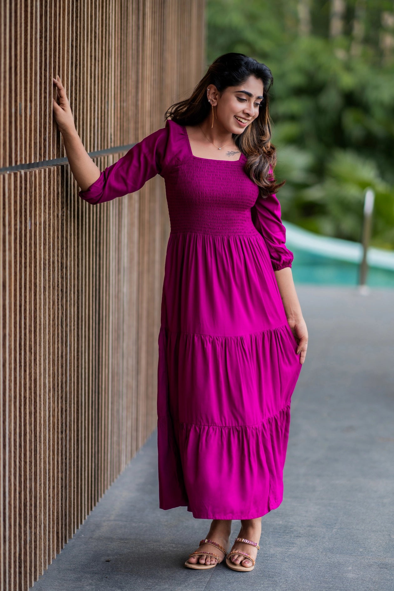 Majenta Smock Dress