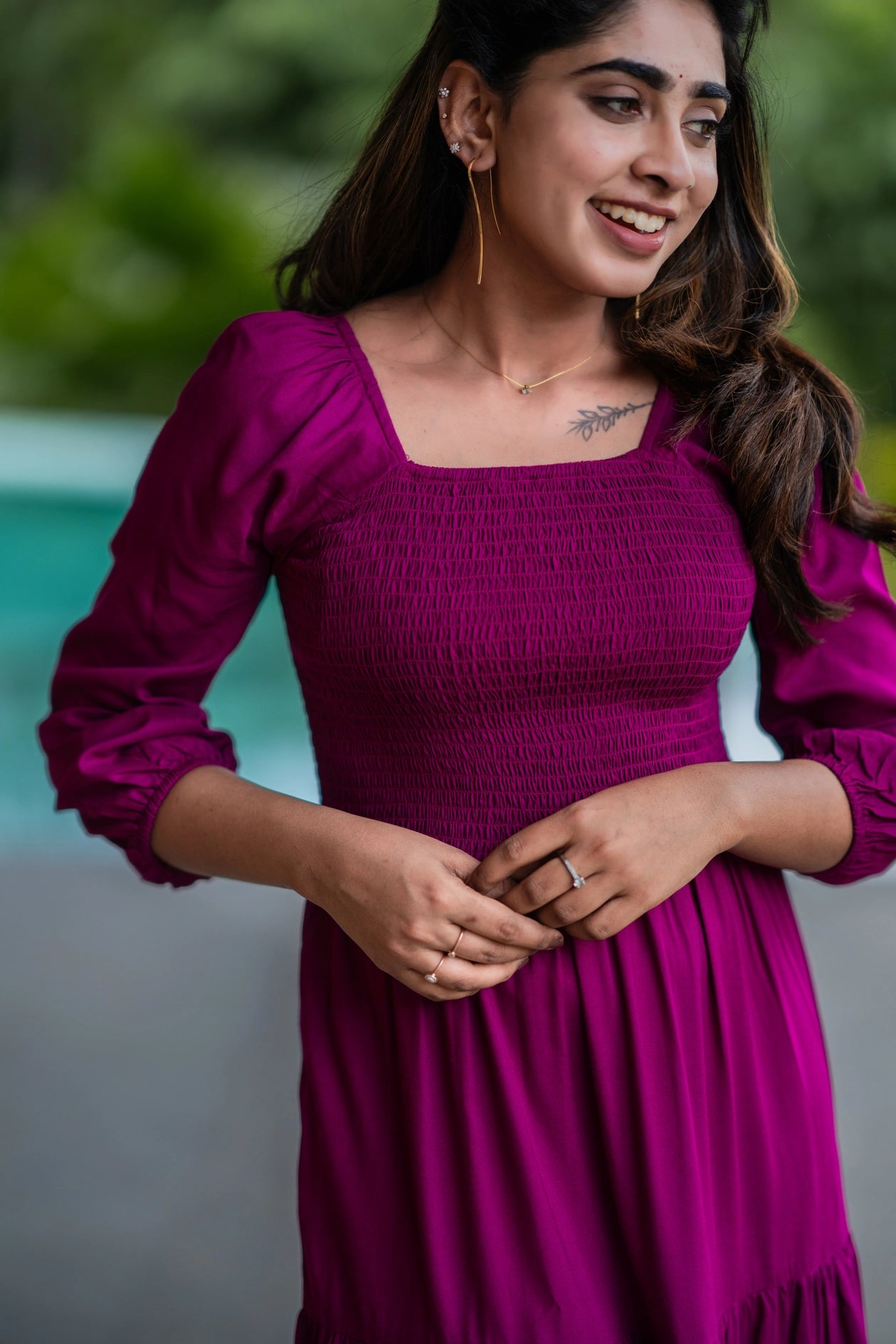 Majenta Smock Dress