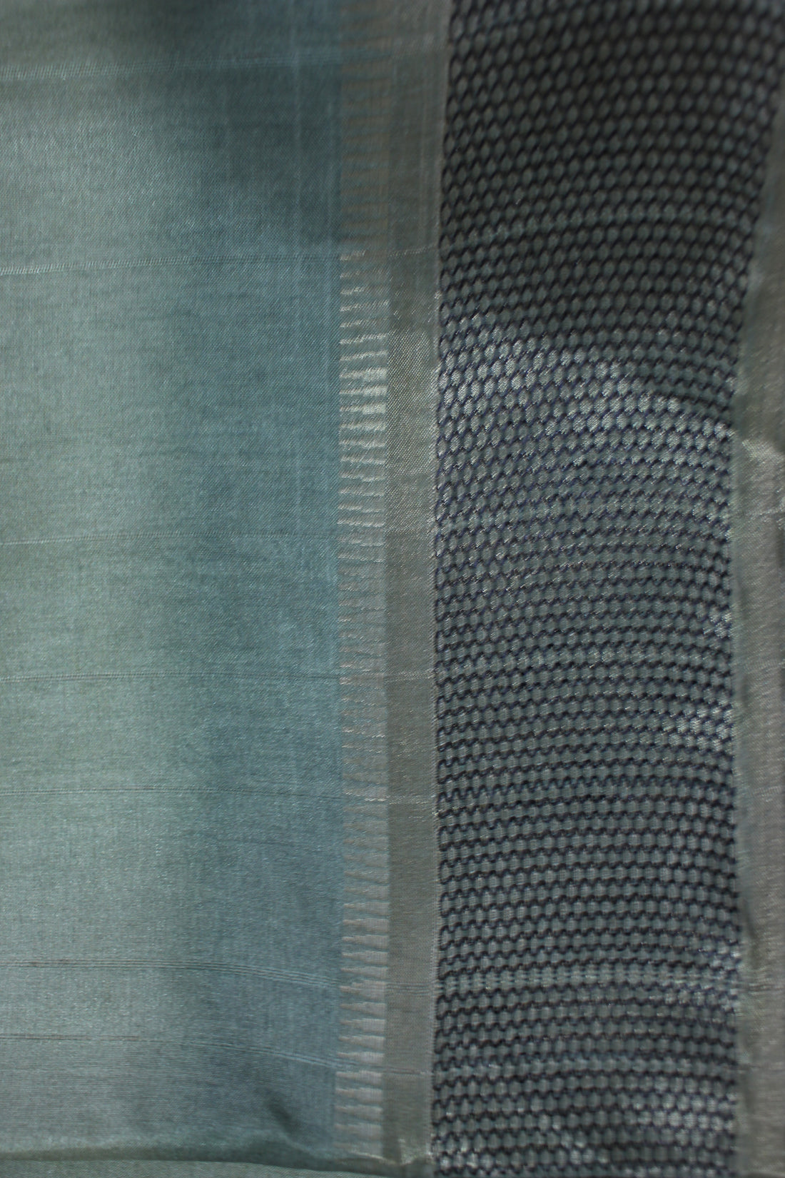 Olive Green Hexa Border Shaded Floral Garden Unstitched Fabric