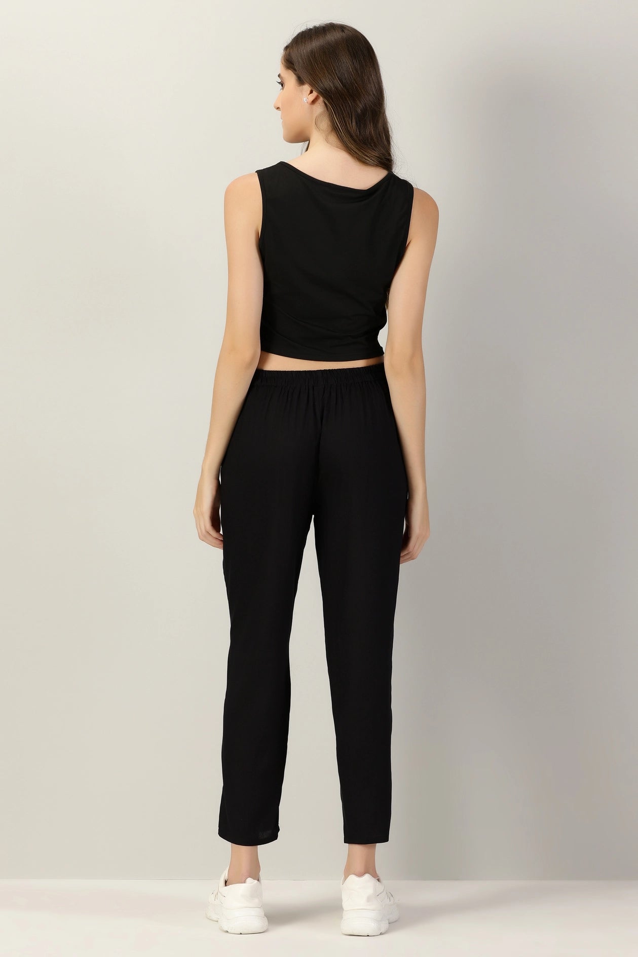 Black Straight Pant
