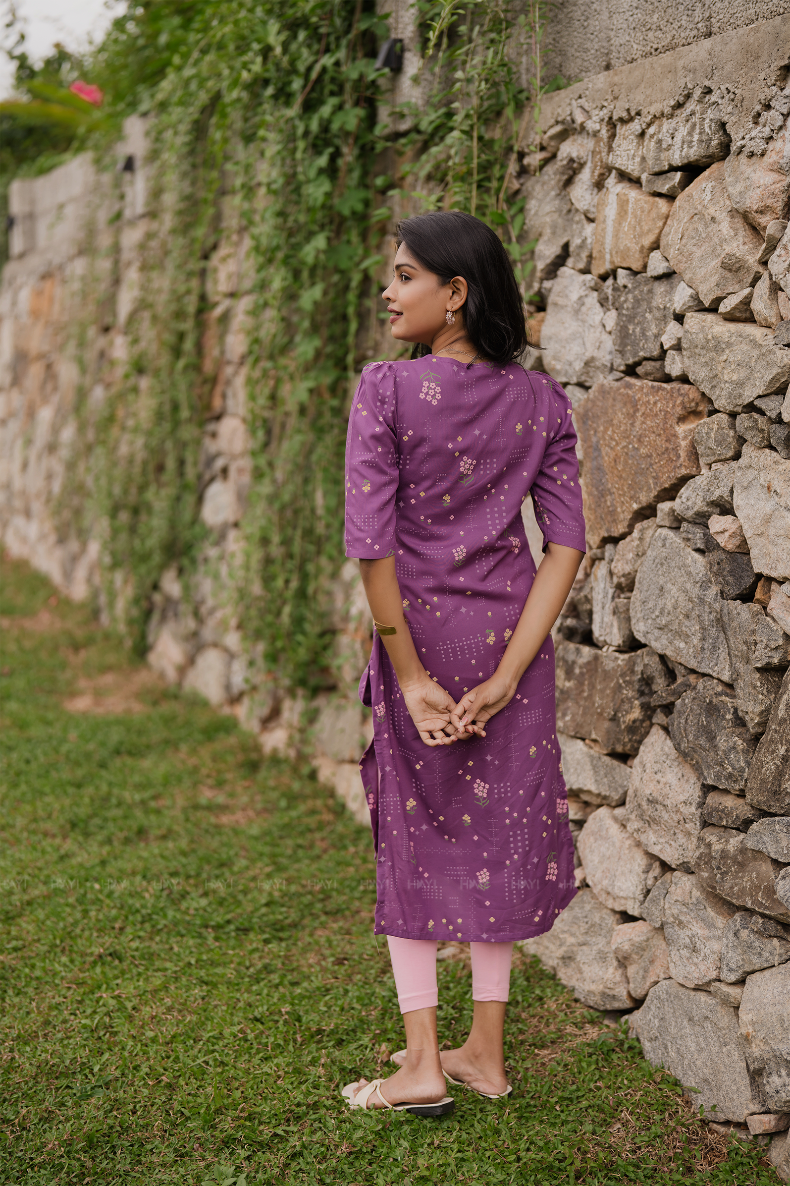Violet Daze Viscose Printed Everyday Kurta