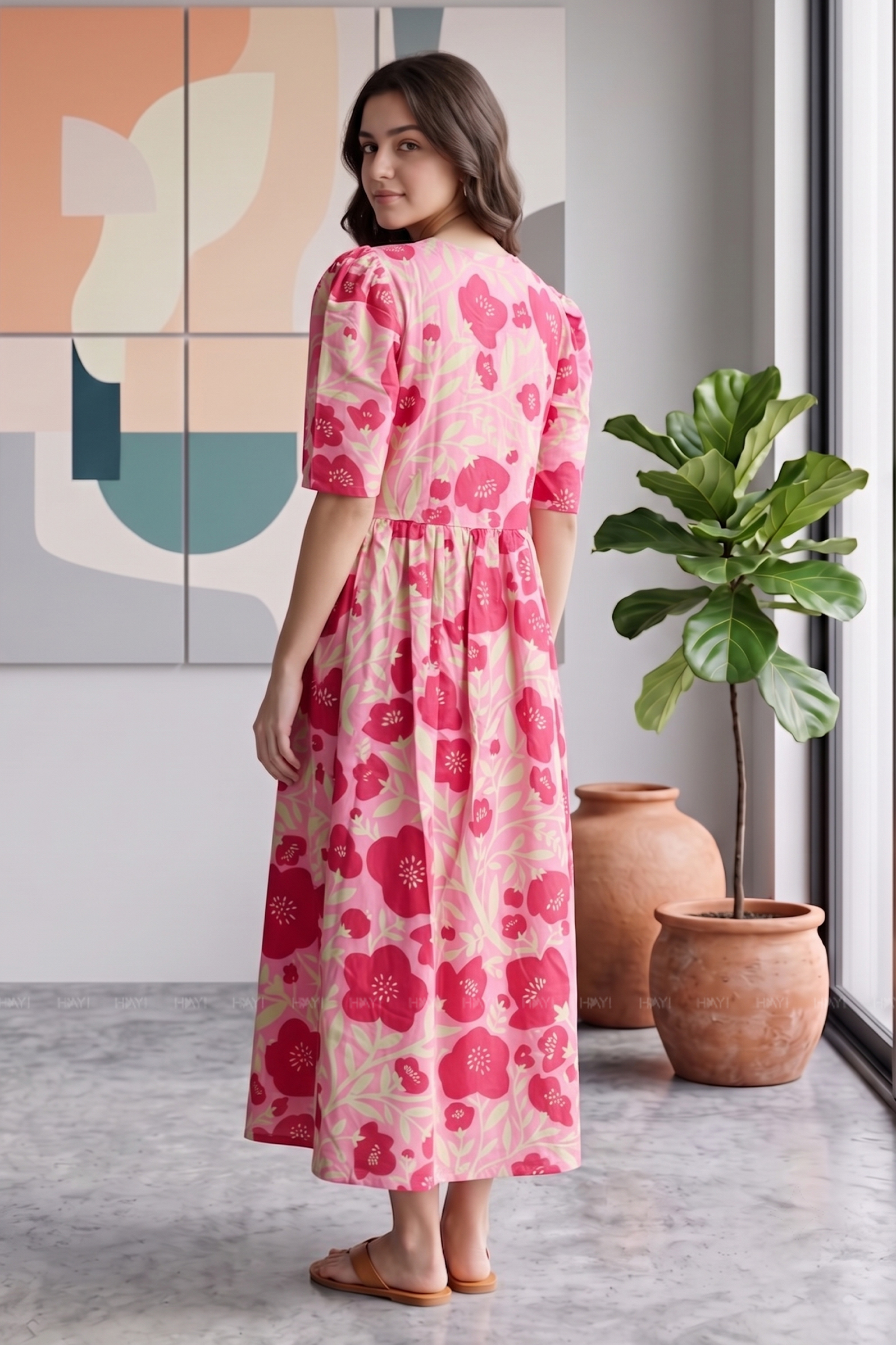 Rustic Bloomelle Floral Charm Maternity and Feeding Outfit