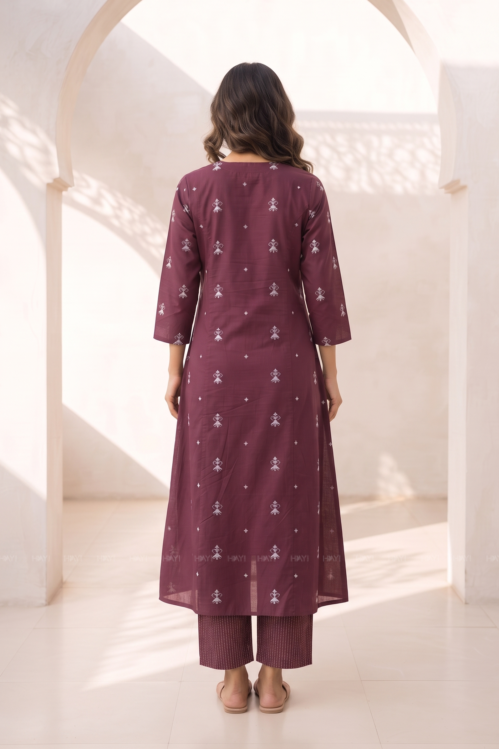 Heritage Red Printed Co-ord set