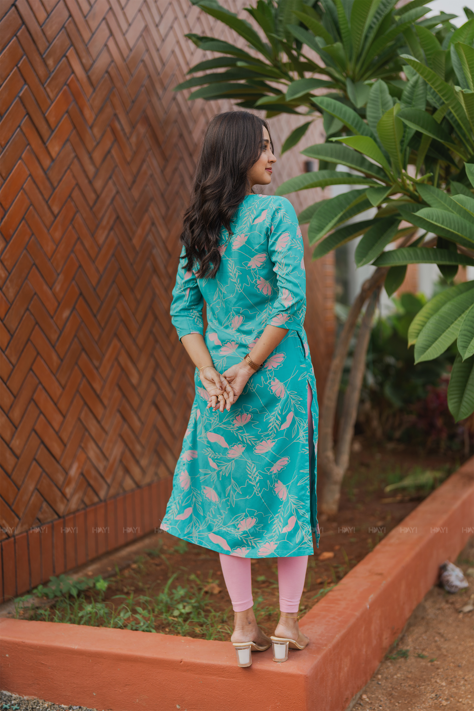 Bloomhaven Blue Viscose Printed Fabulous Kurta