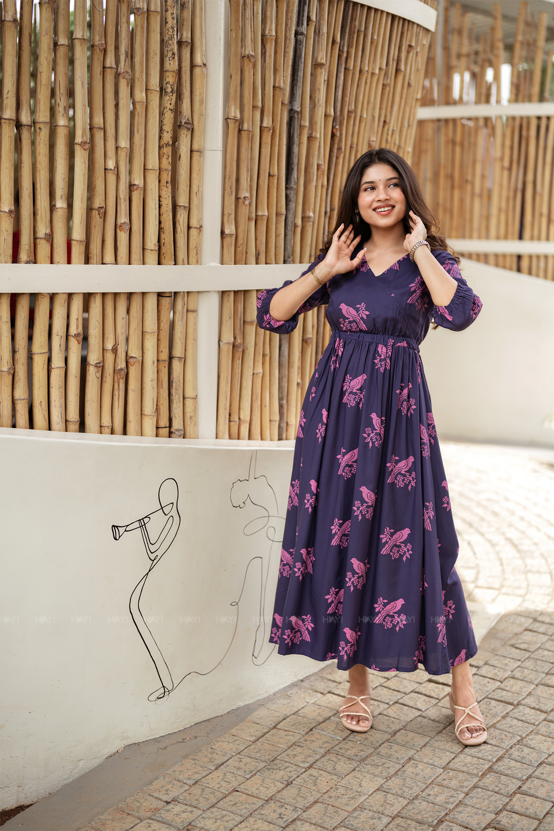Plumwing Printed Umbrella Wear