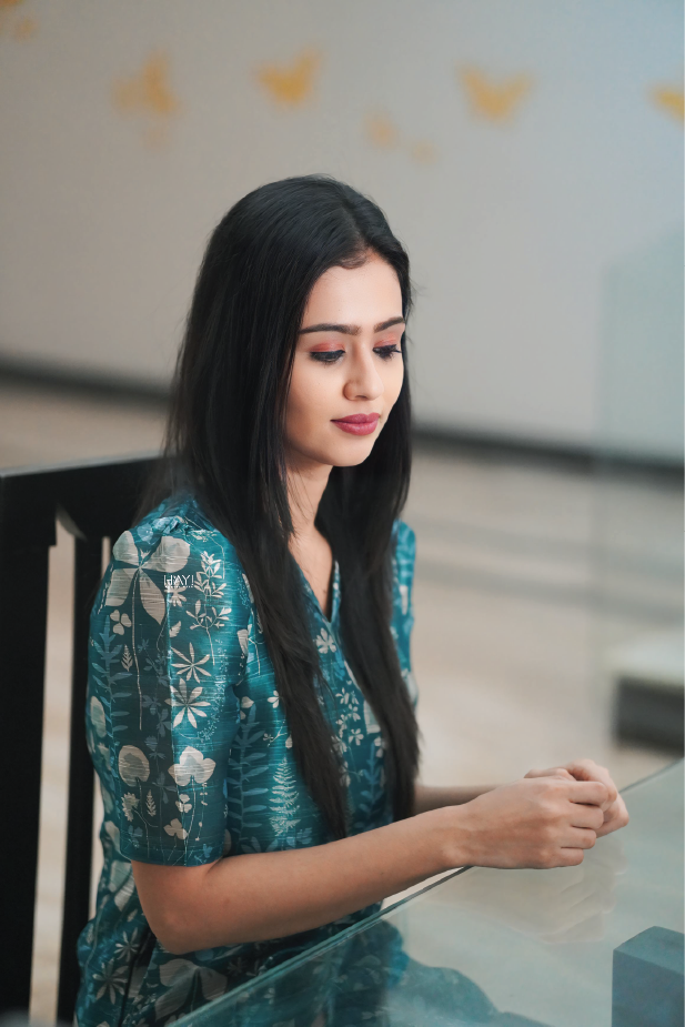 Green Dense Canopy Silk Slub Kurta