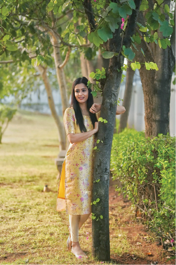 Golden Yellow SunKissed Silk Slub Kurta