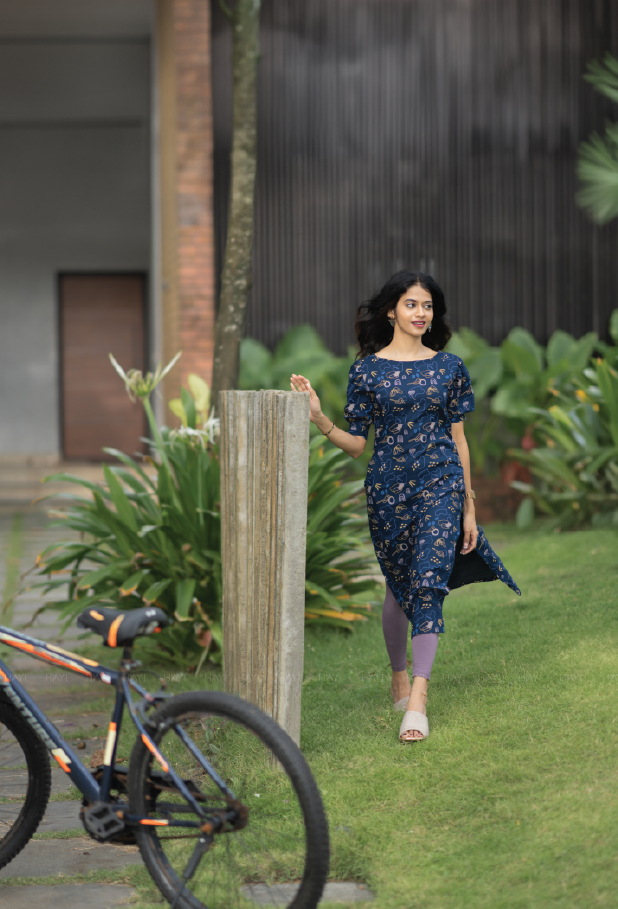 Haven Space Viscose Printed Kurta