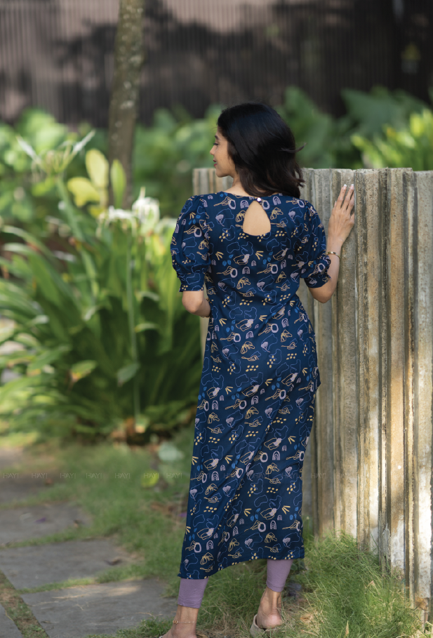 Haven Space Viscose Printed Kurta