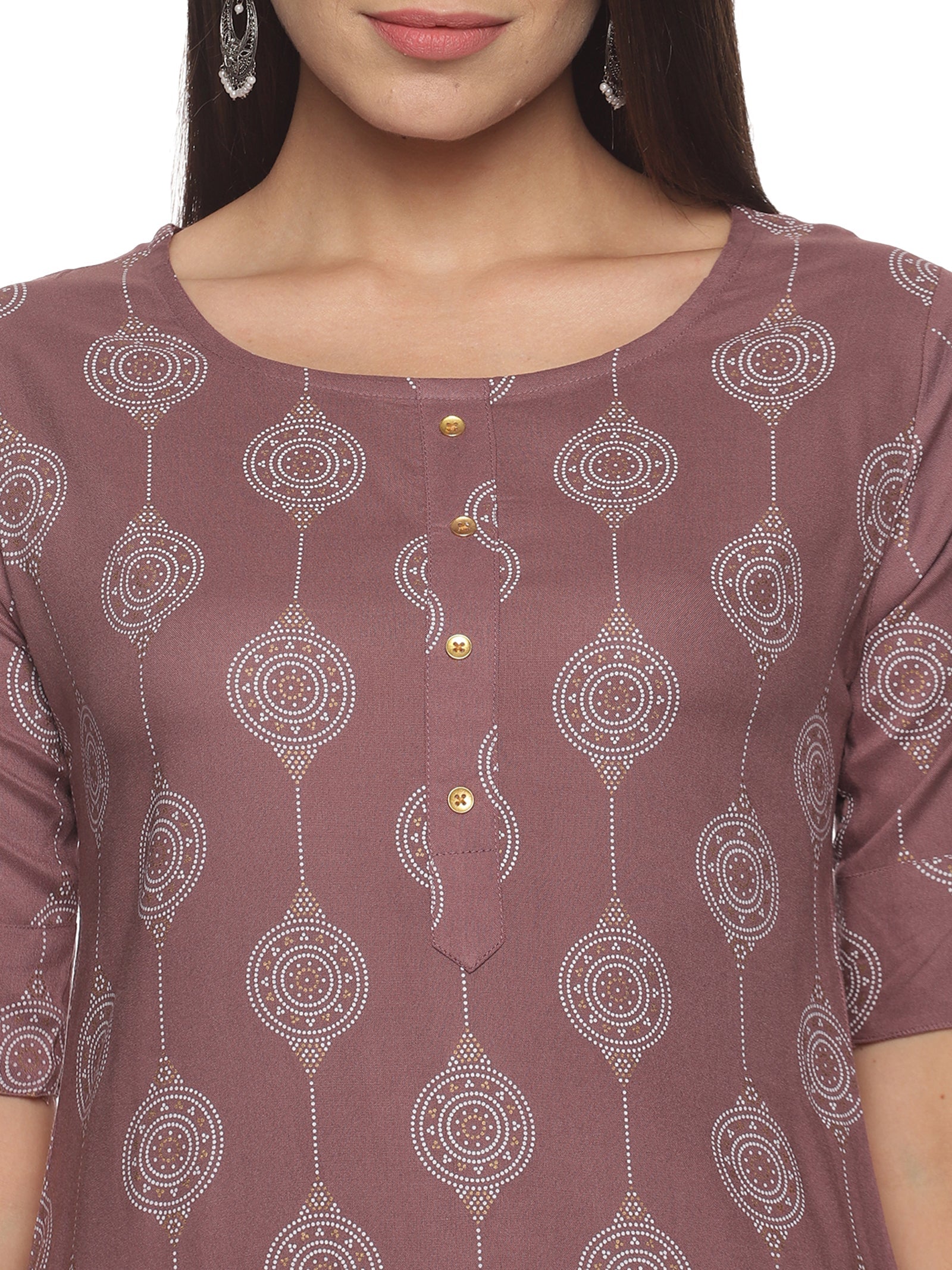 Concentric Dots Kurti