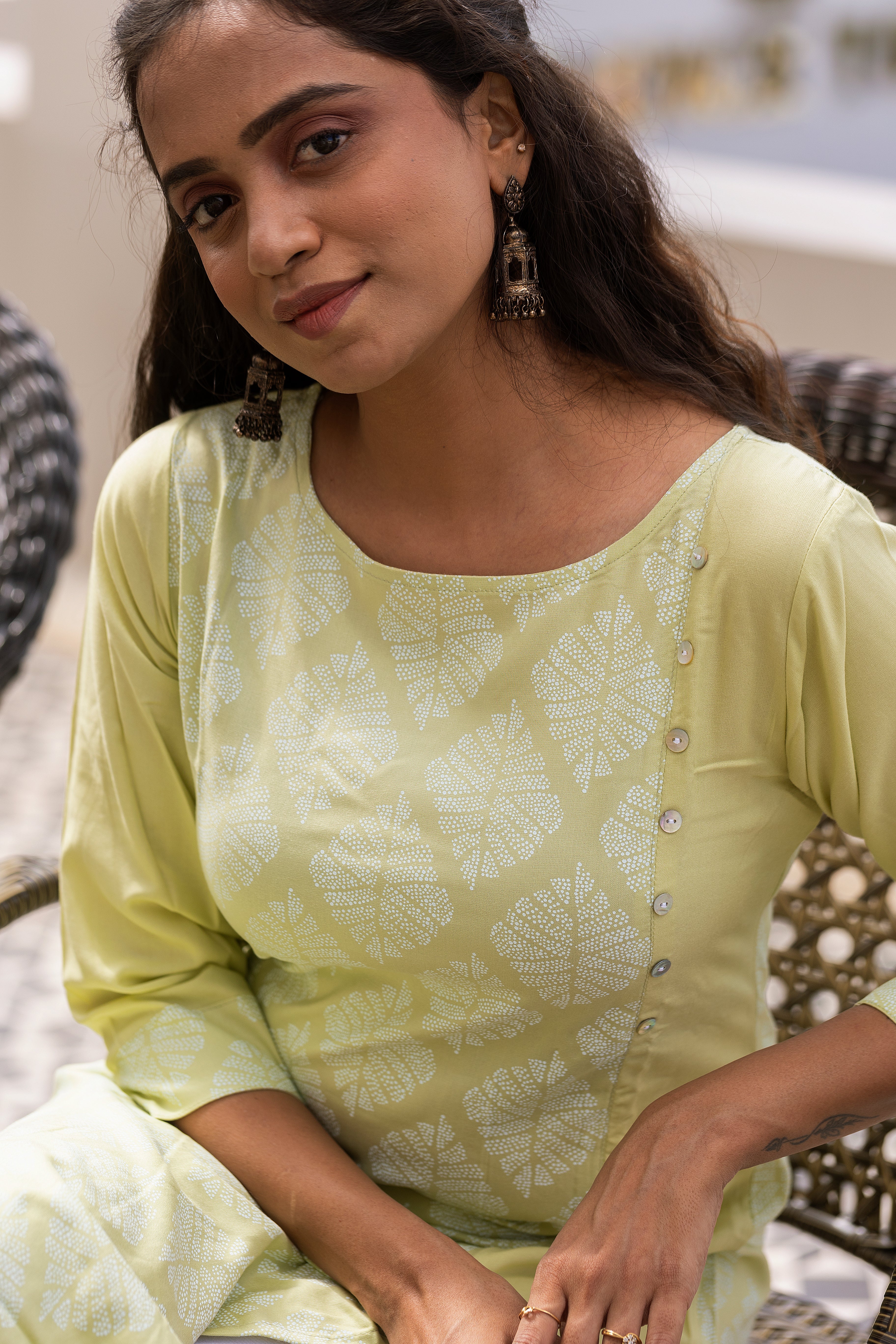 Leaves and Beyond Kurti