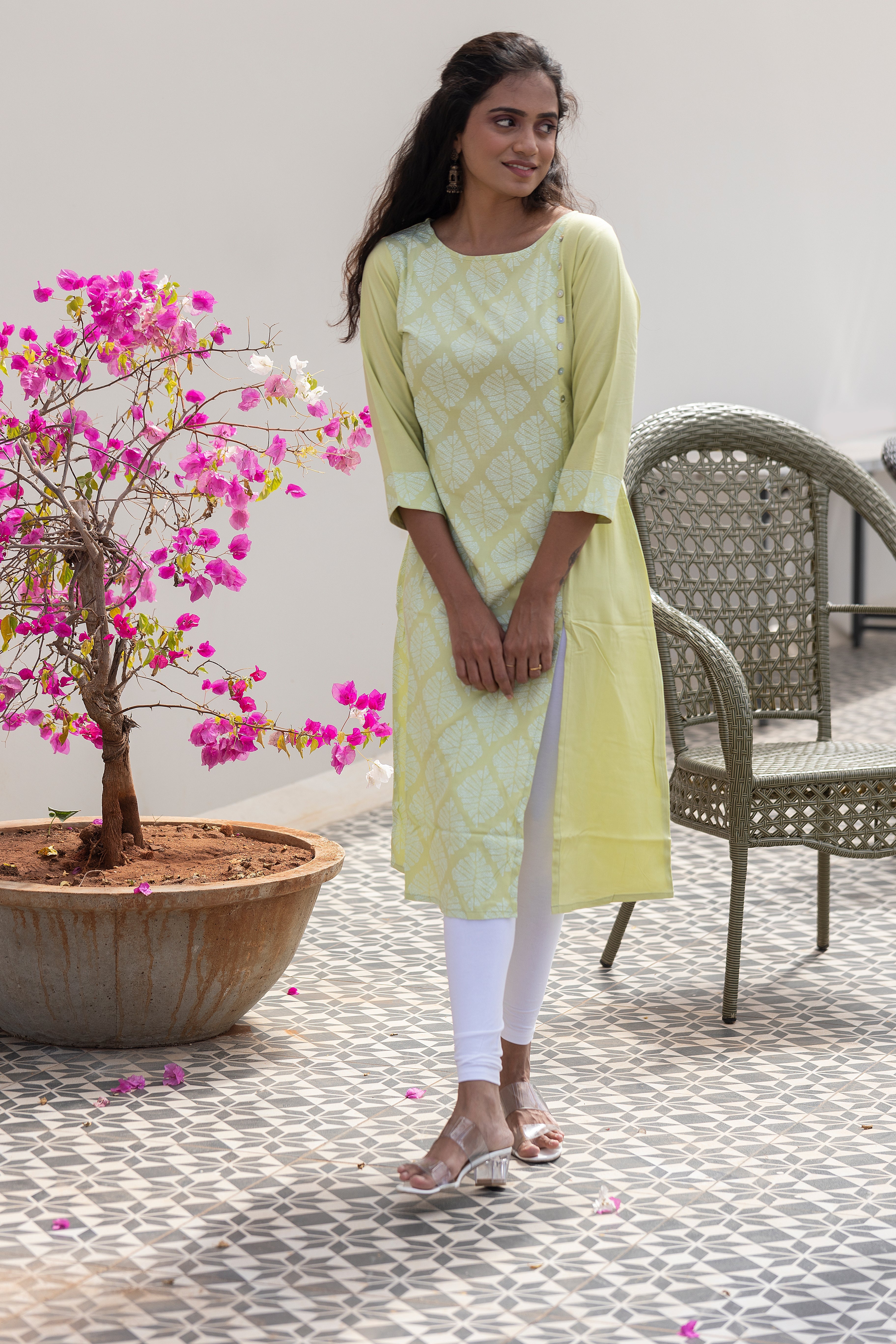 Leaves and Beyond Kurti