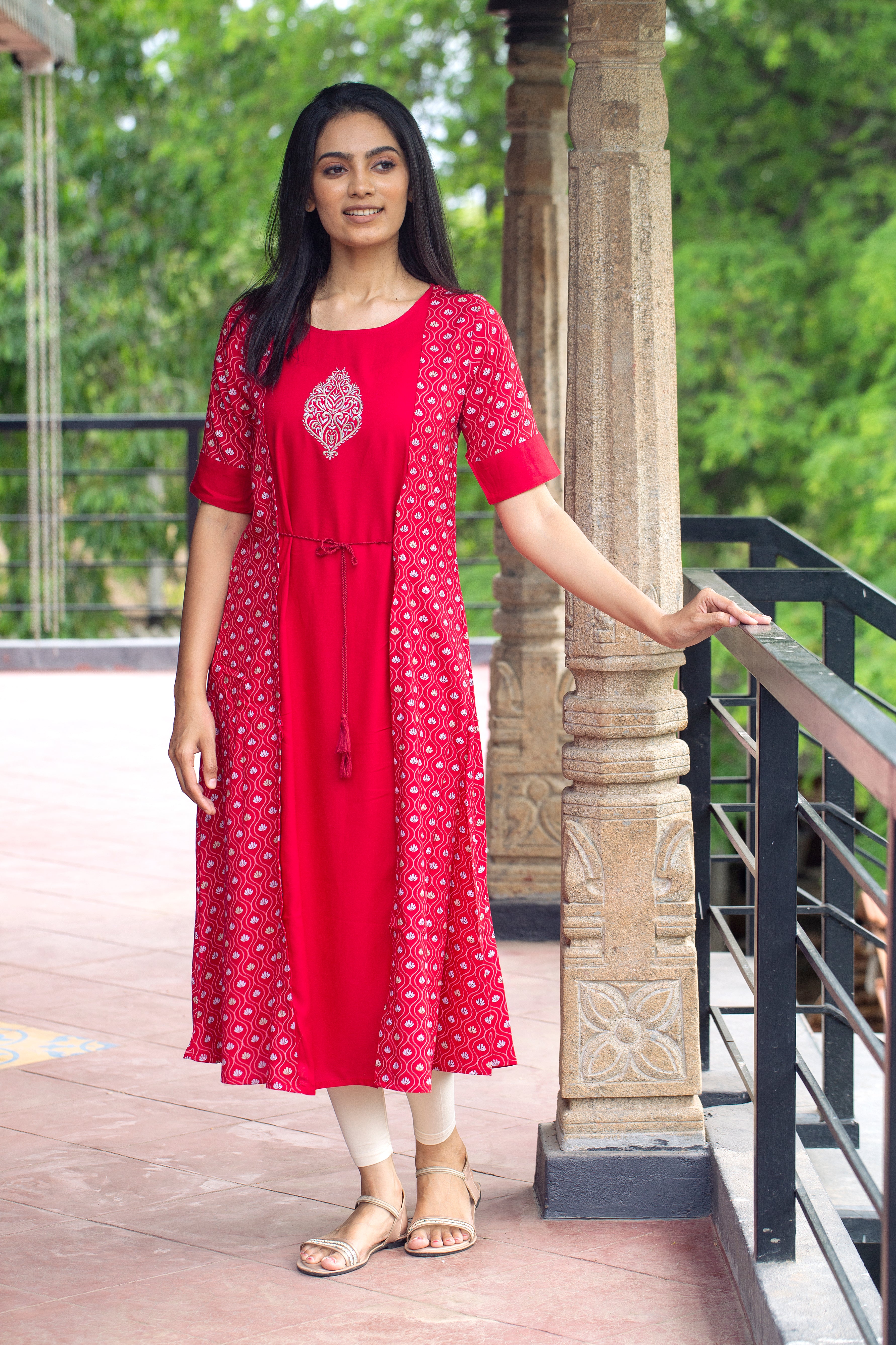 Floral Impression Kurti