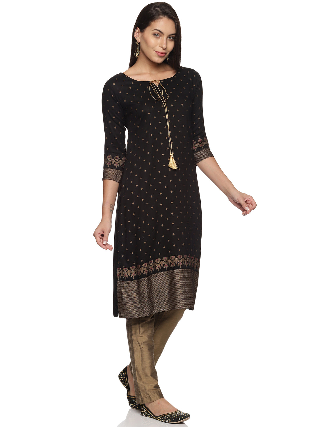 Dots And Diamond Kurti