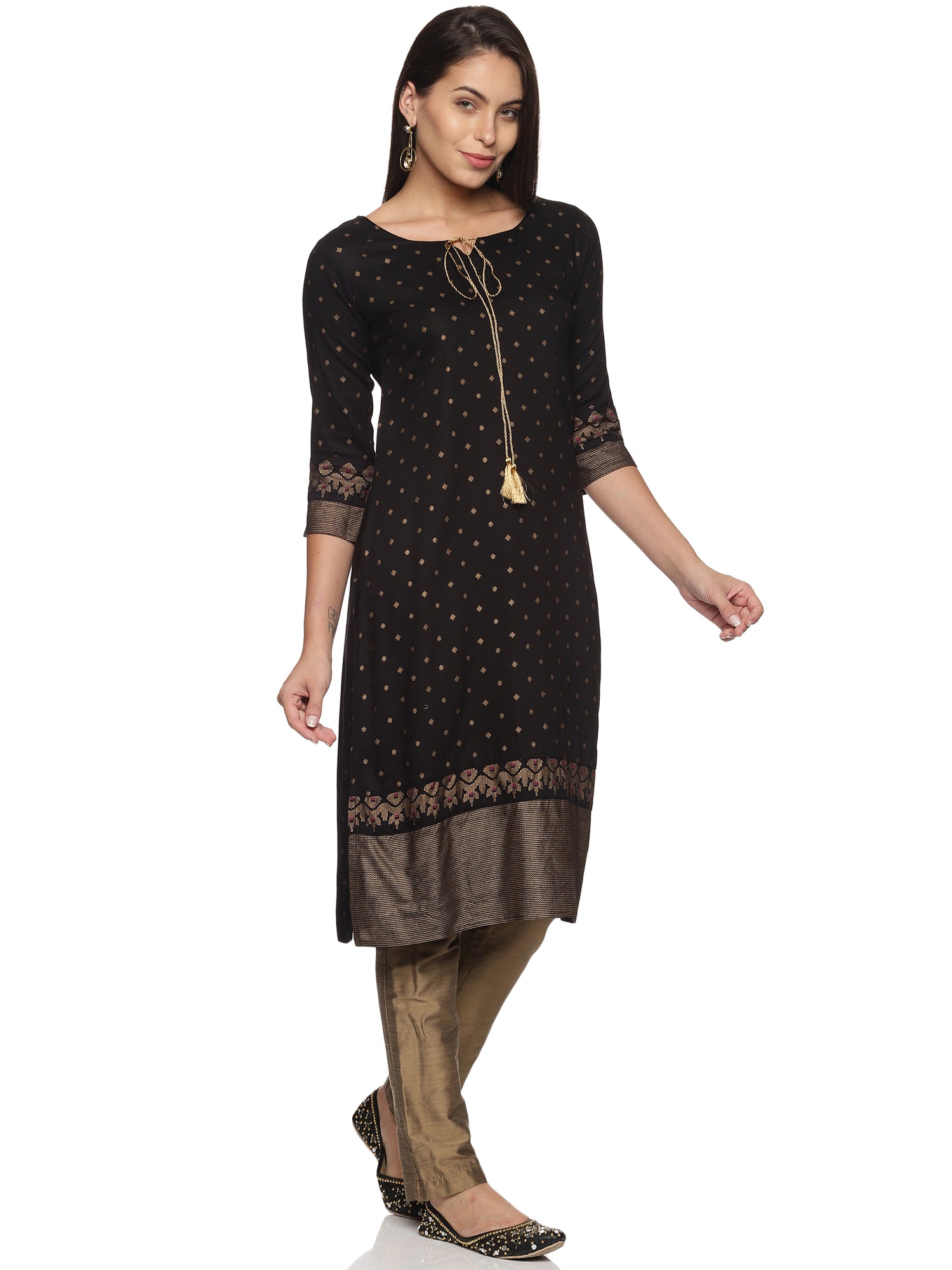 Dots And Diamond Kurti