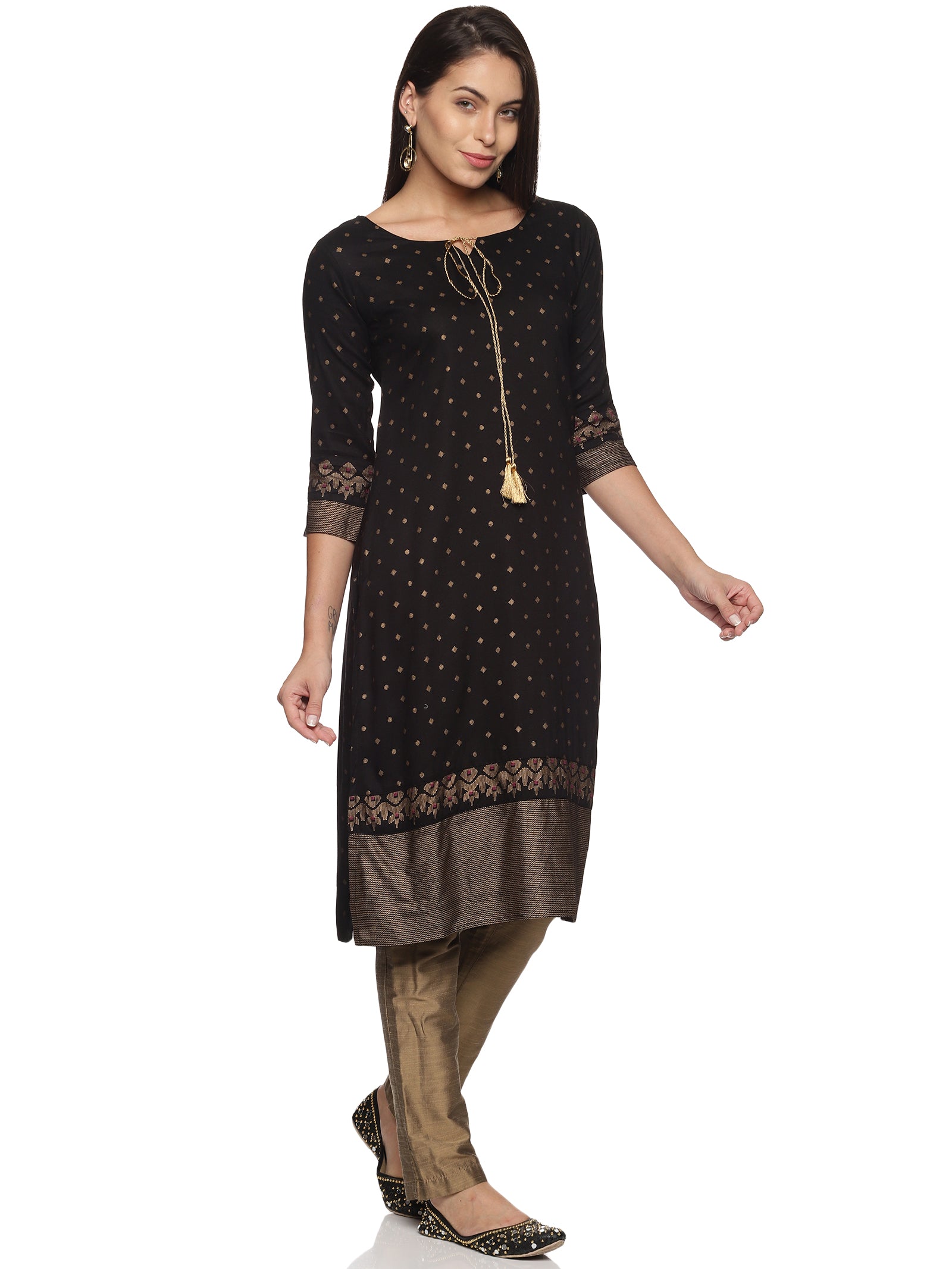 Dots And Diamond Kurti