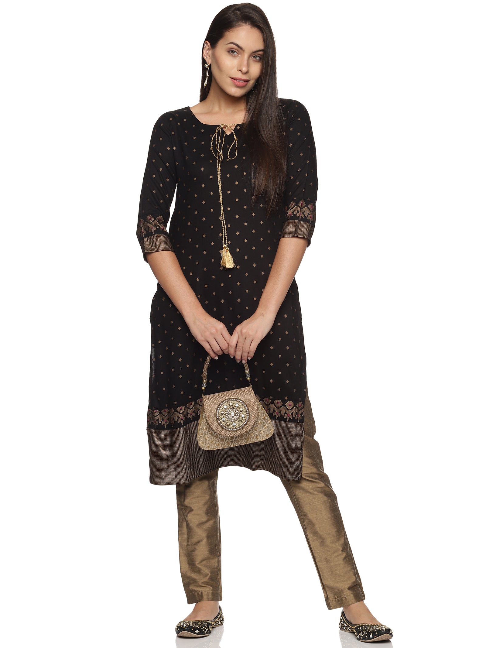 Dots And Diamond Kurti