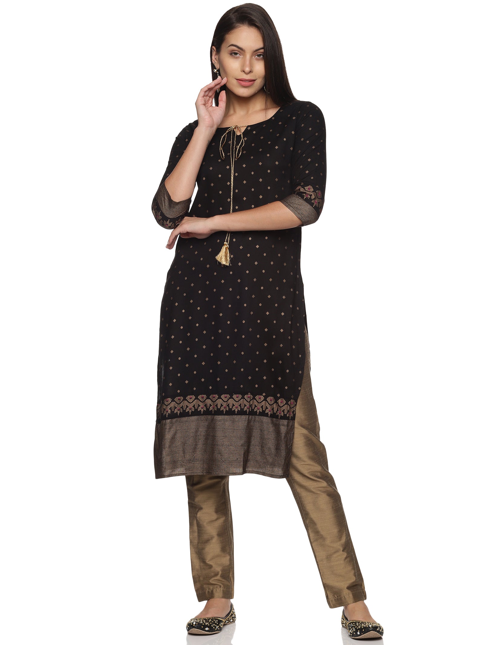 Dots And Diamond Kurti
