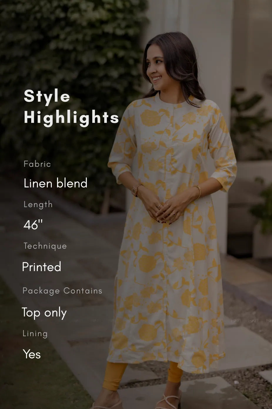Sunvine Bloom Off White Viscose Printed A-Line Outfit