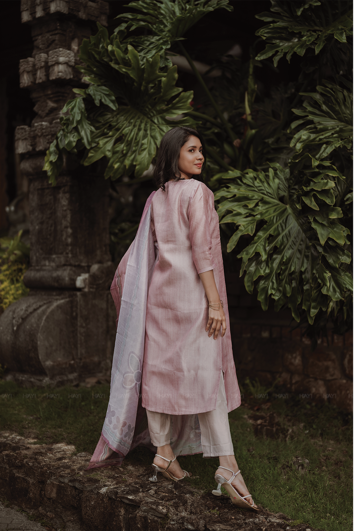 Rosedawn Embroidered 3 Piece Butter Silk Blend Kurta Set with Dupatta