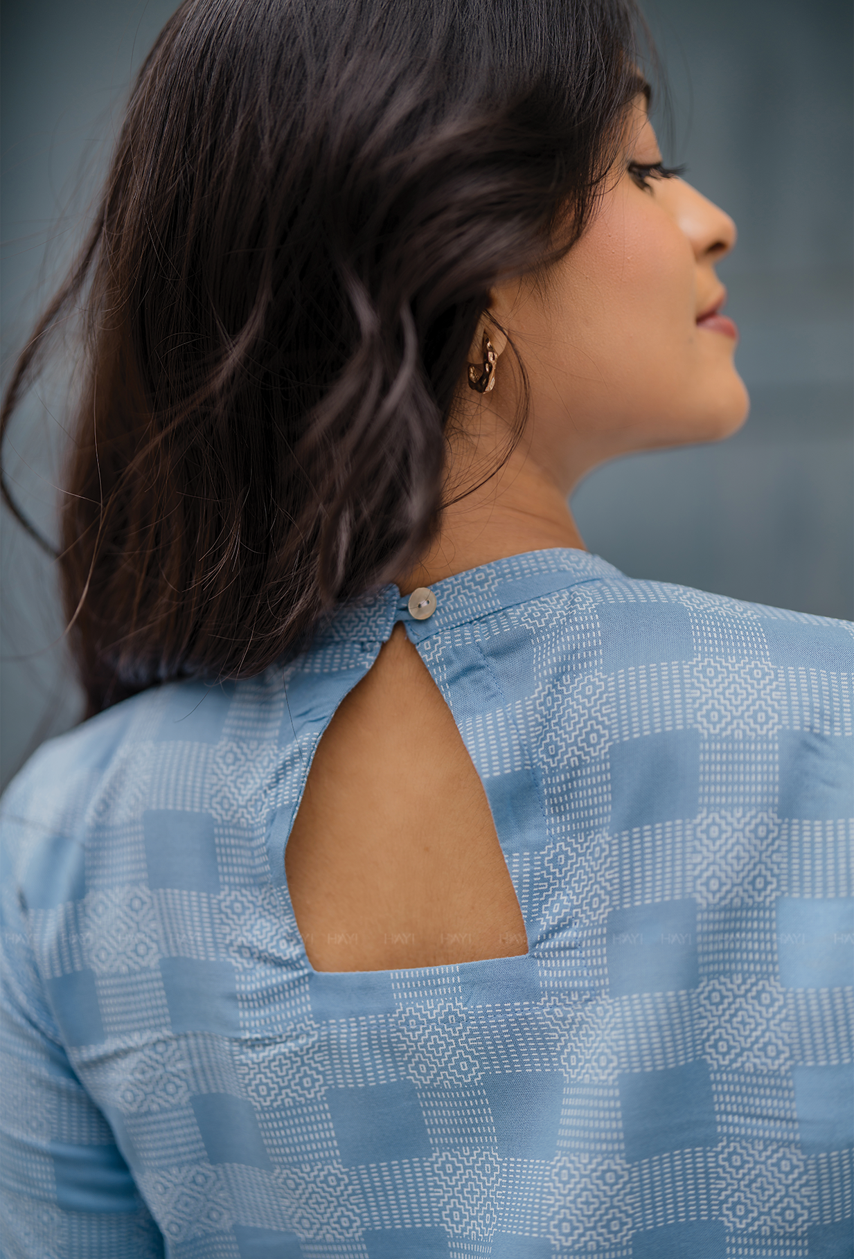 Untamed Blue with Nomadic Spiritt printed Viscose Co Ords