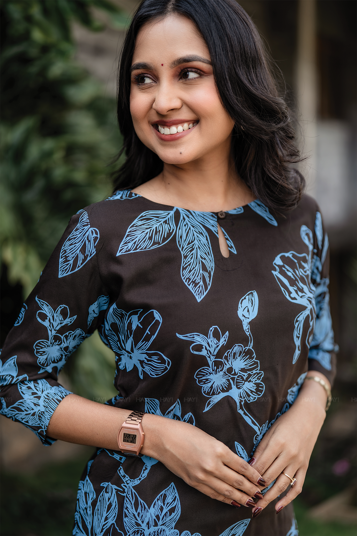 Brownie Bloom Viscose Printed Harmony Co-ord Set