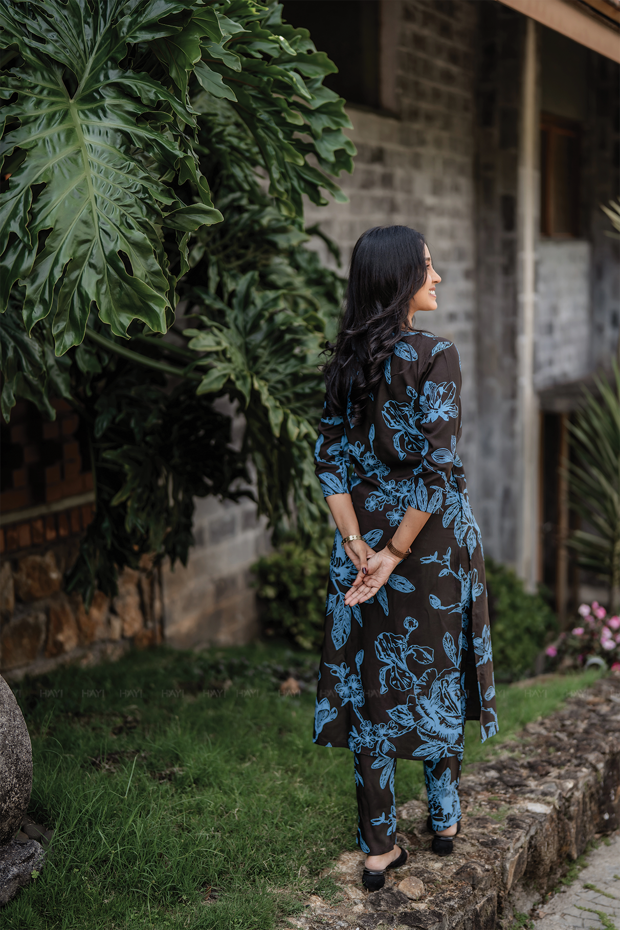 Brownie Bloom Viscose Printed Harmony Co-ord Set