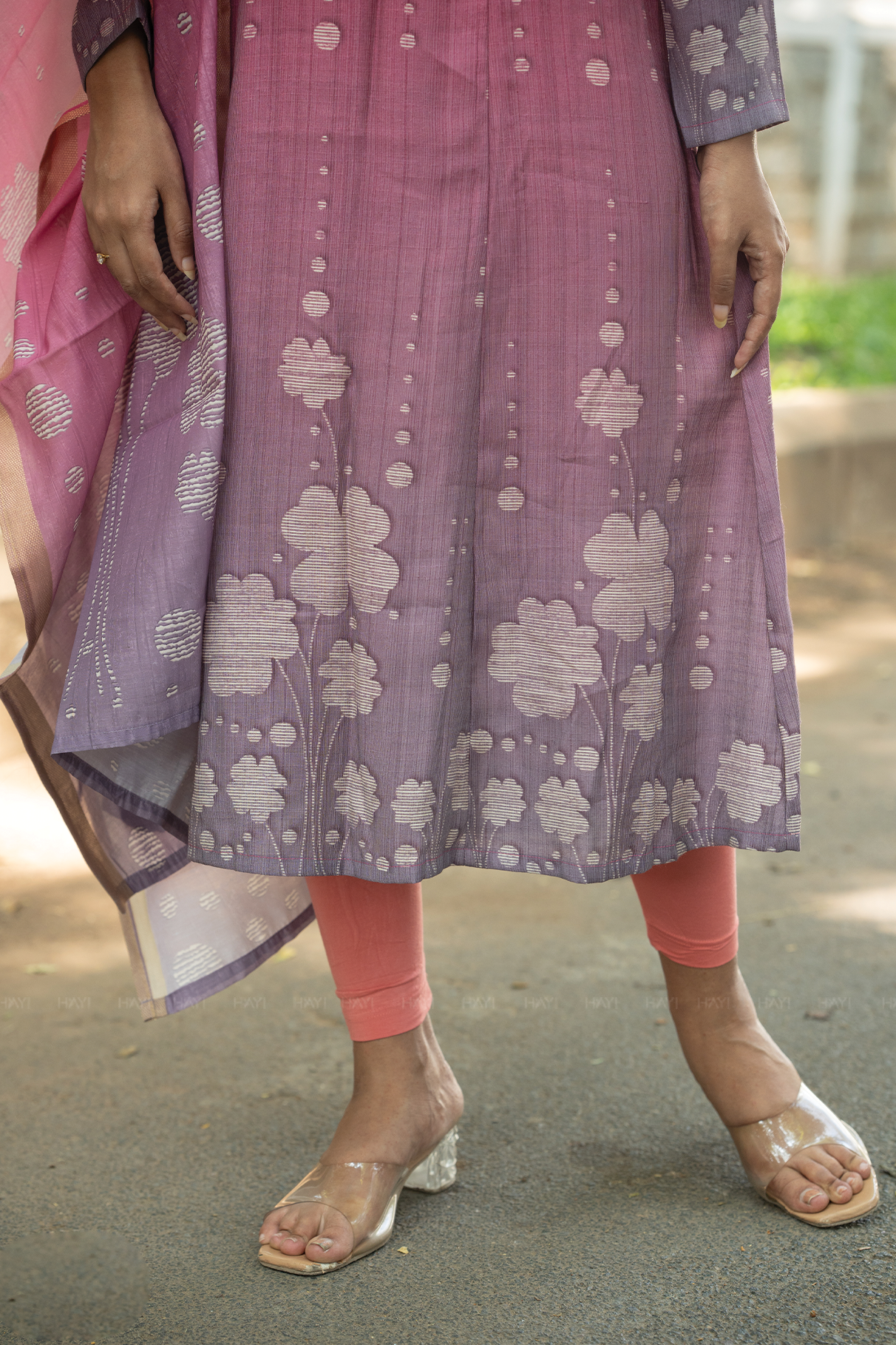 Rosy Muse Printed 2 Piece Bombay Silk Blend Kurta with Dupatta