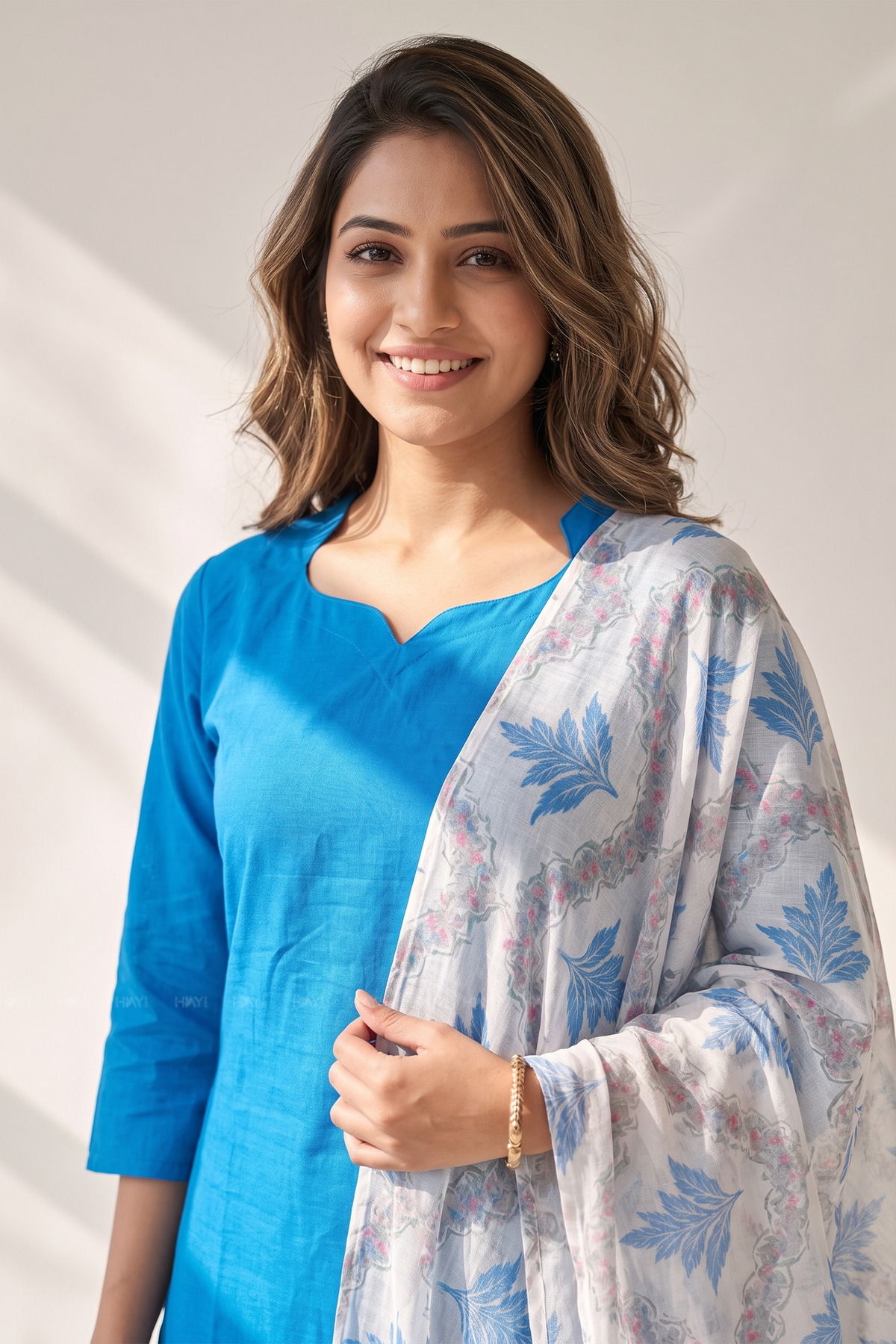 Neeisha Solid 2 Piece Raw Silk Blend Kurta with Dupatta