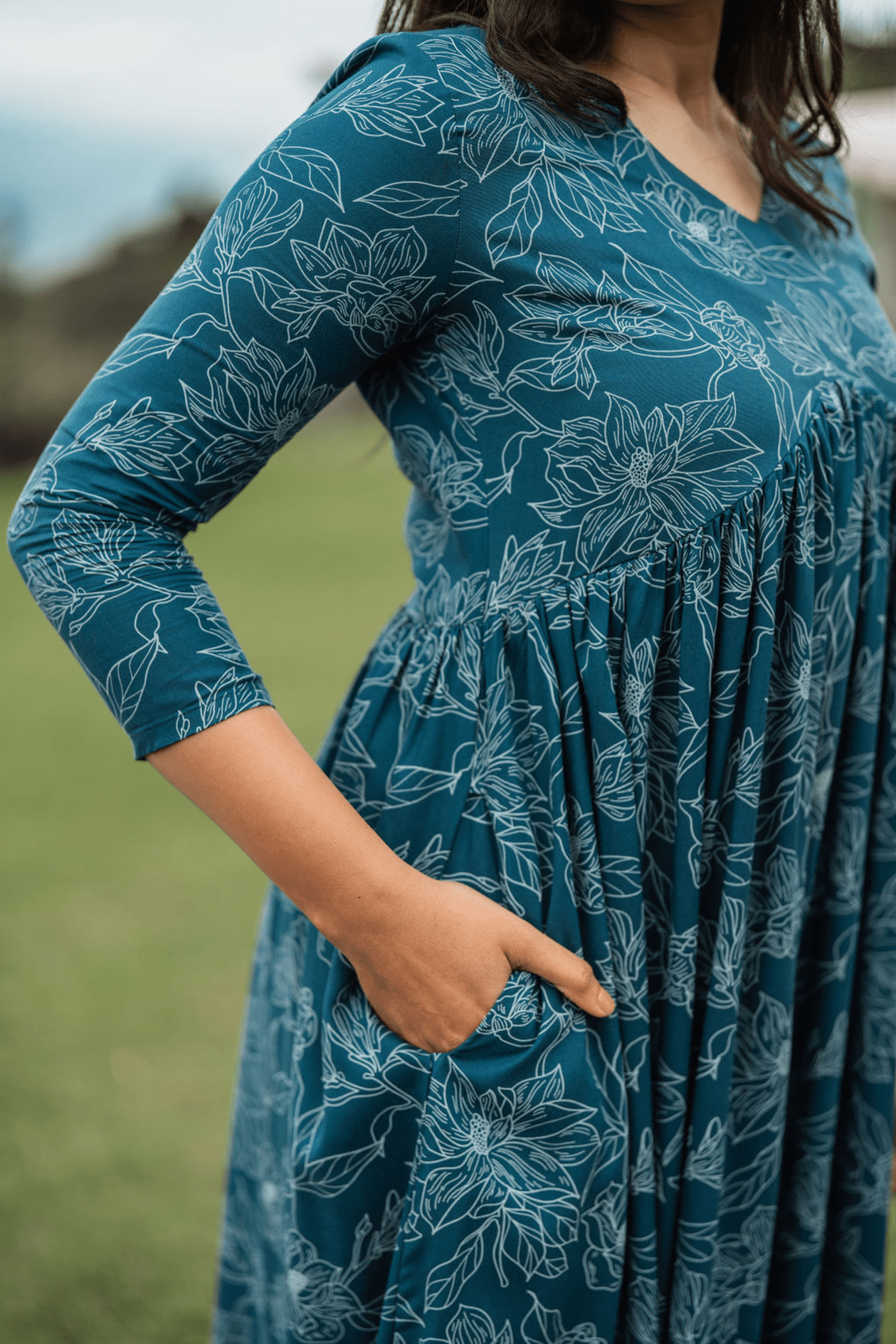 Teal Flora