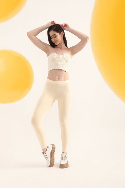 Cream ankle